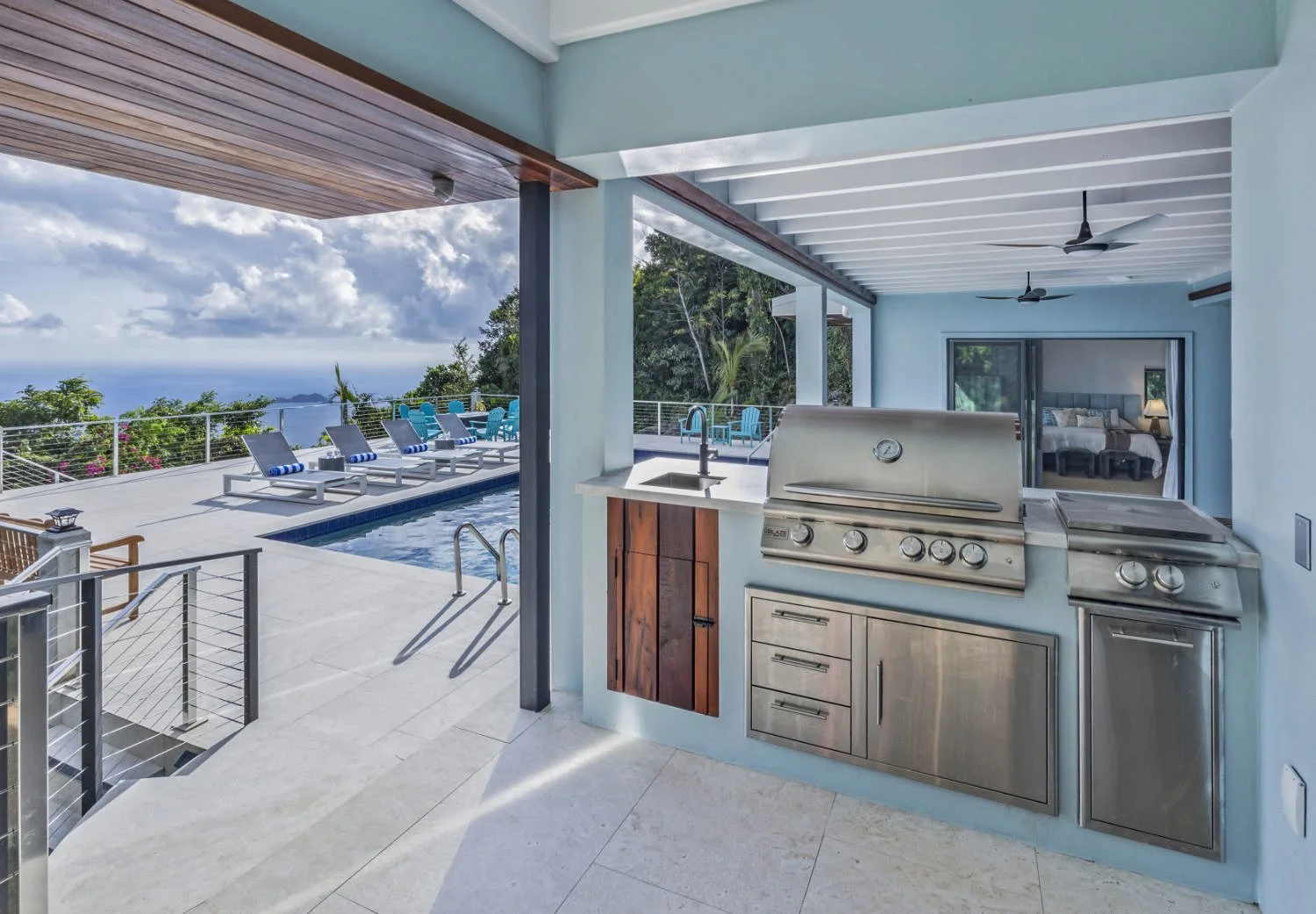 Villa Jubilee-short term rental with outdoor grill on st thomas vi.