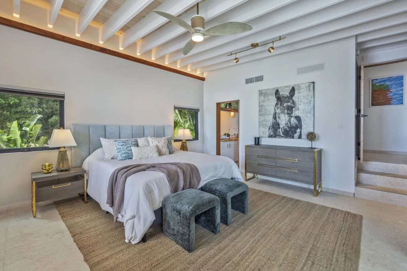 Villa Jubilee-luxury bedroom in 4 bedroom villa rental in st thomas.