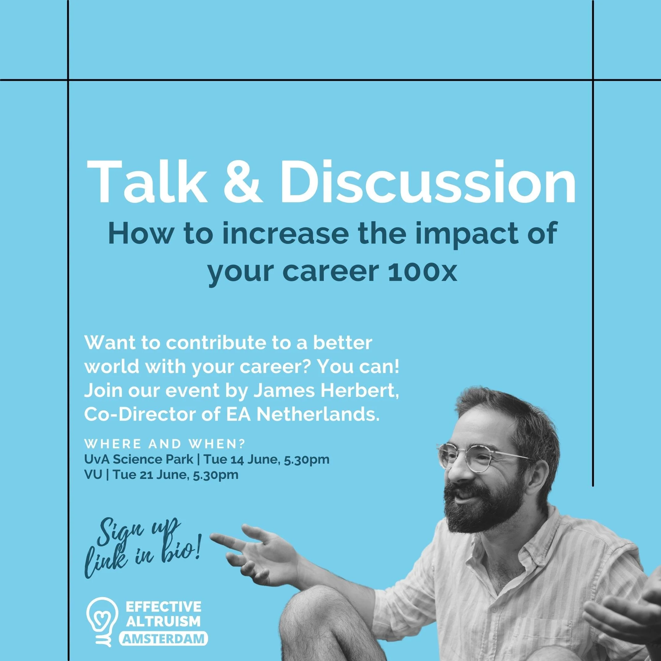 Talk & Discussion: How to increase the impact of your career 100x