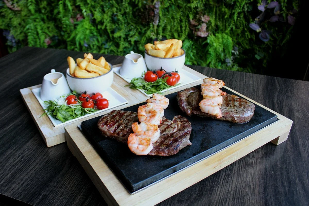 Steak, Seafood and Wine for Two