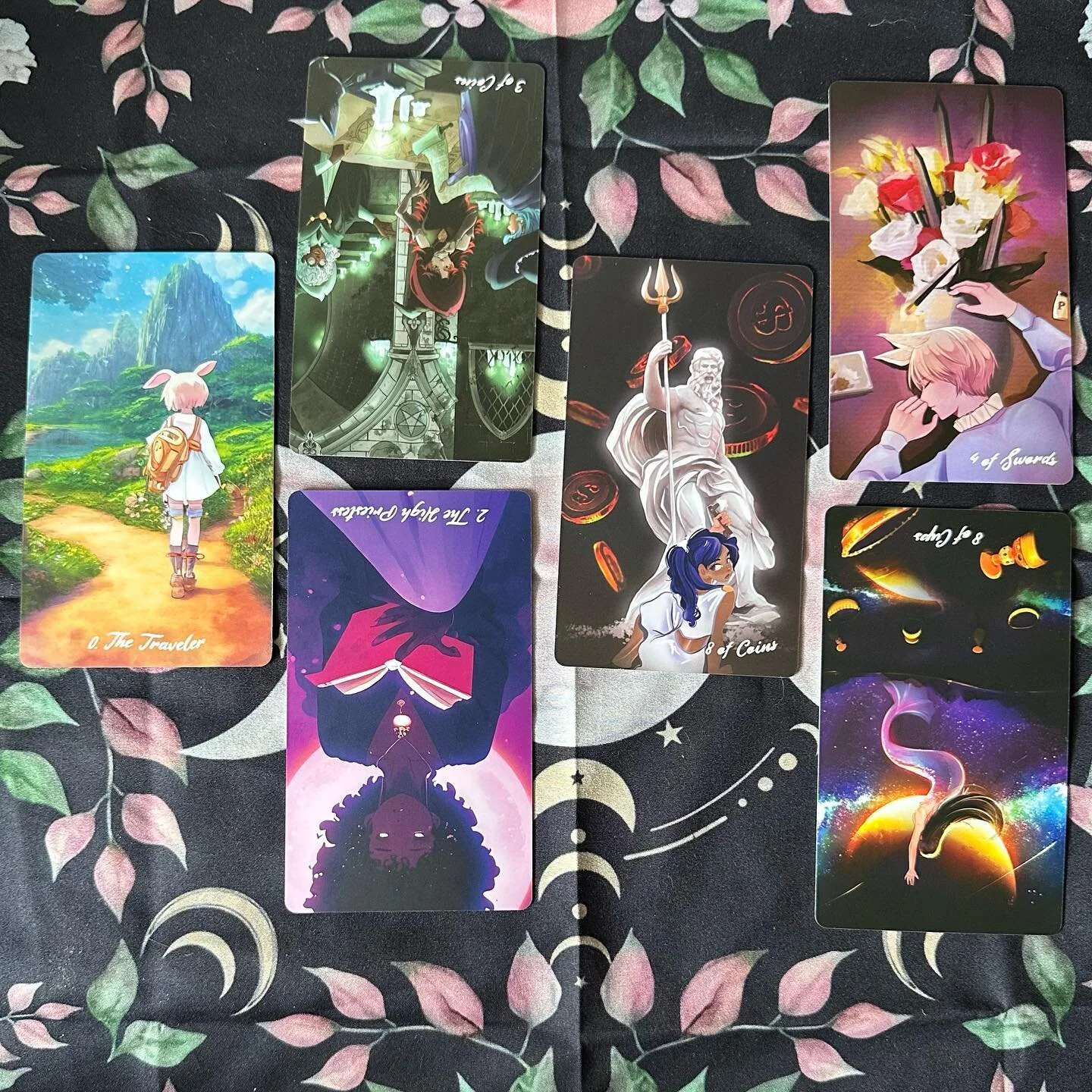 New Deck Interview with my Dreams within a Dream deck 

Tell me about yourself: The Traveler (The Fool) 

This deck is about new adventures. 👀

What are your strengths as a deck? 

3 of Coins Rx 

It can help with group disagreements and conflicts. 