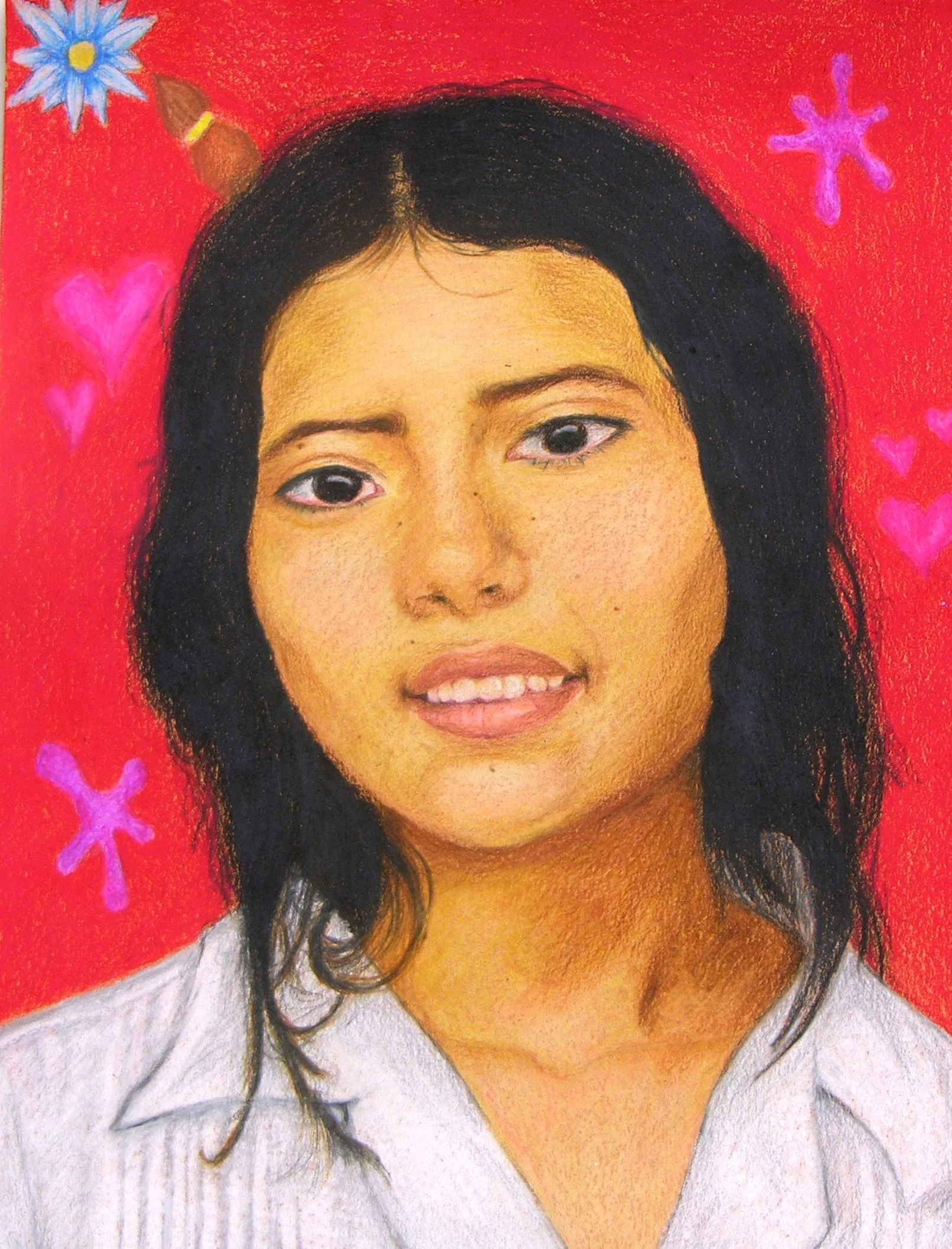 Honorable Mention
Color Pencil:  "The Memory Project"
Savannah Golden - HHIHS
ARTS EDUCATOR: Monique Dobbelaere