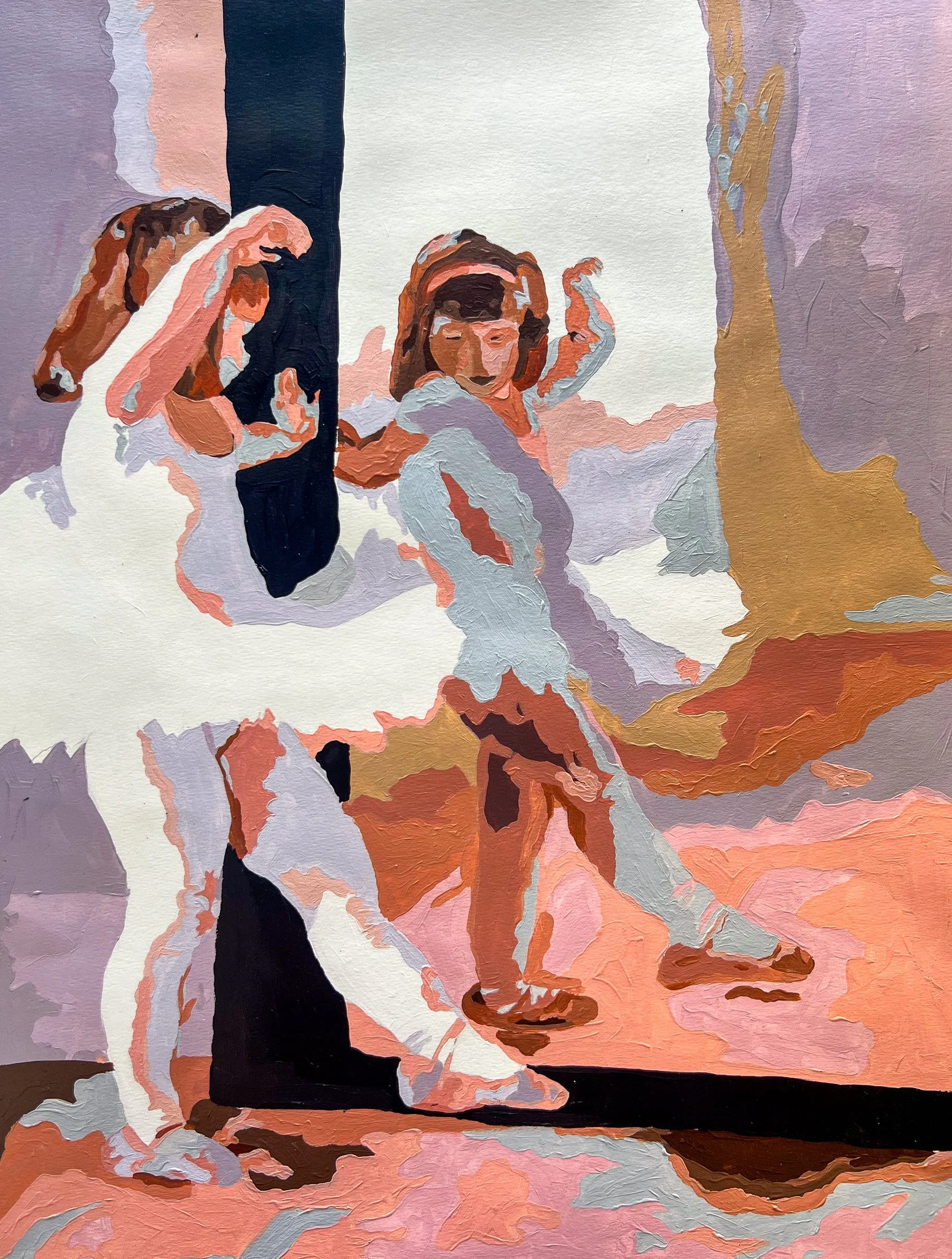 Honorable Mention
Acrylic: “The Mirror” 
Erin Cleary - HHPrep
ARTS EDUCATOR: Kelly Dillon