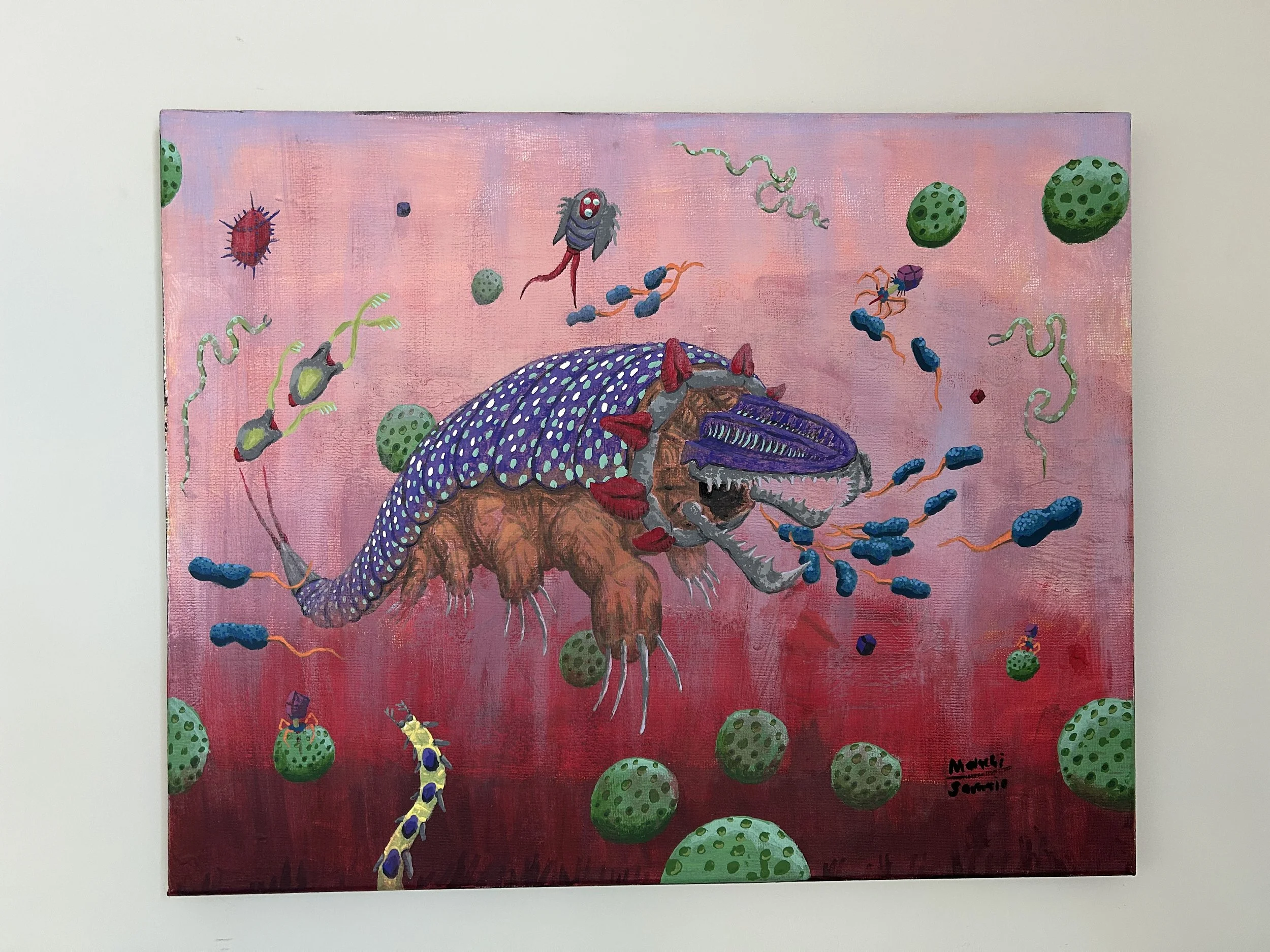 Star of Merit:
Acrylic Paint- "The War Within"
Malachi Somaio  - HHCA
ARTS EDUCATOR: Tahnee Kuder