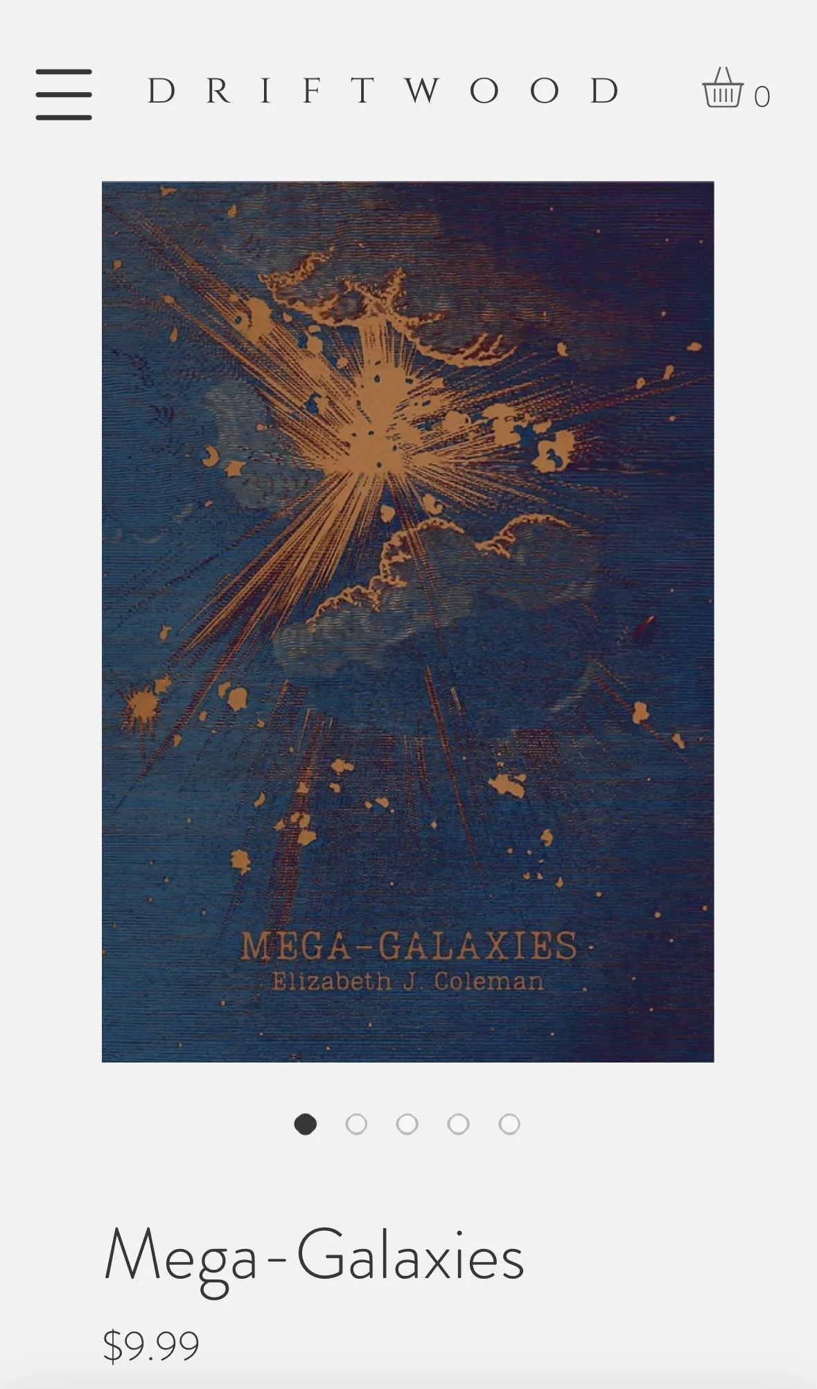 Out today from Driftwood Press: Mega-Galaxies