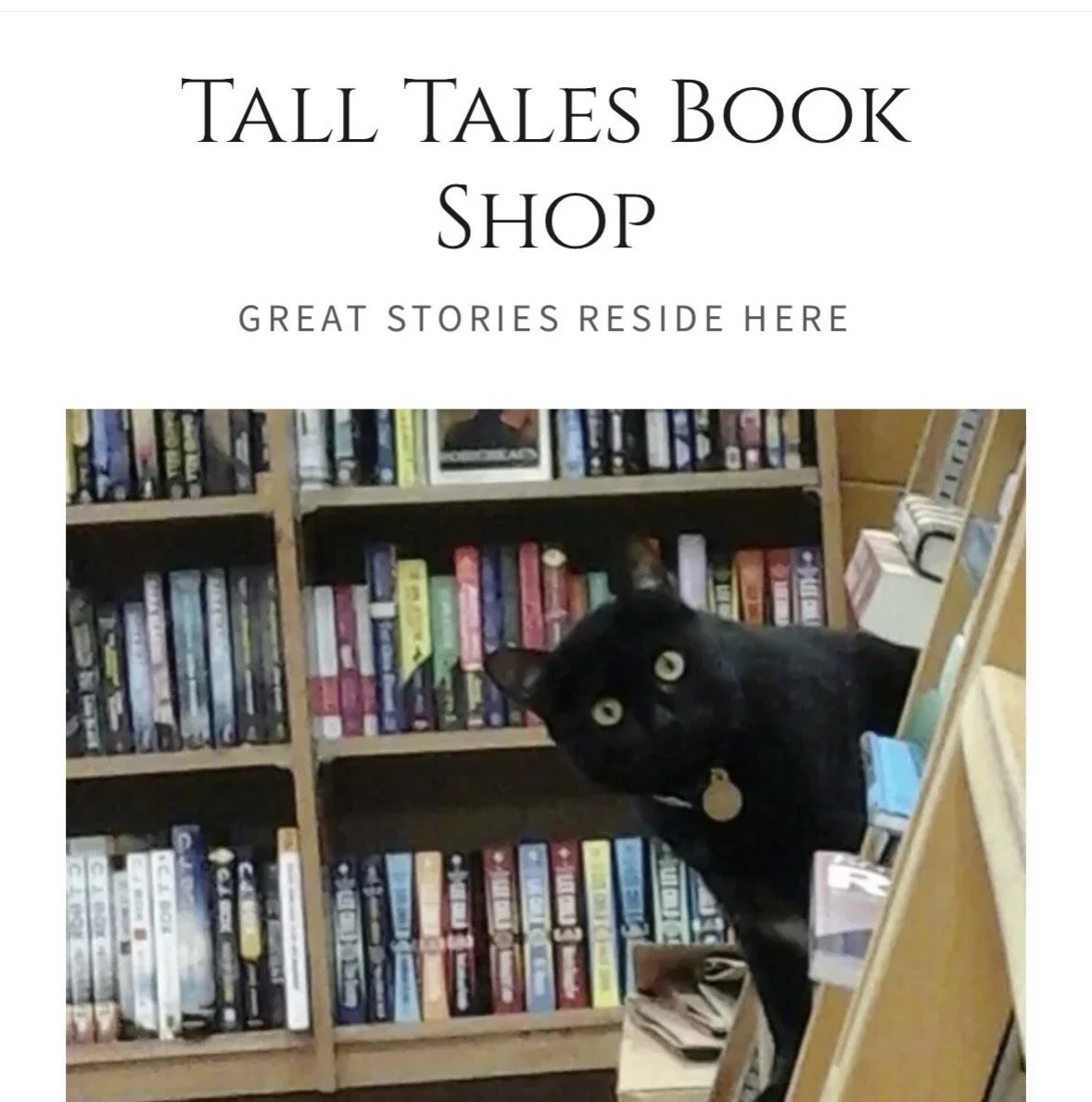 Book Launch at Tall Tales Book Shop: Monday, September 28th, at 6 pm.
