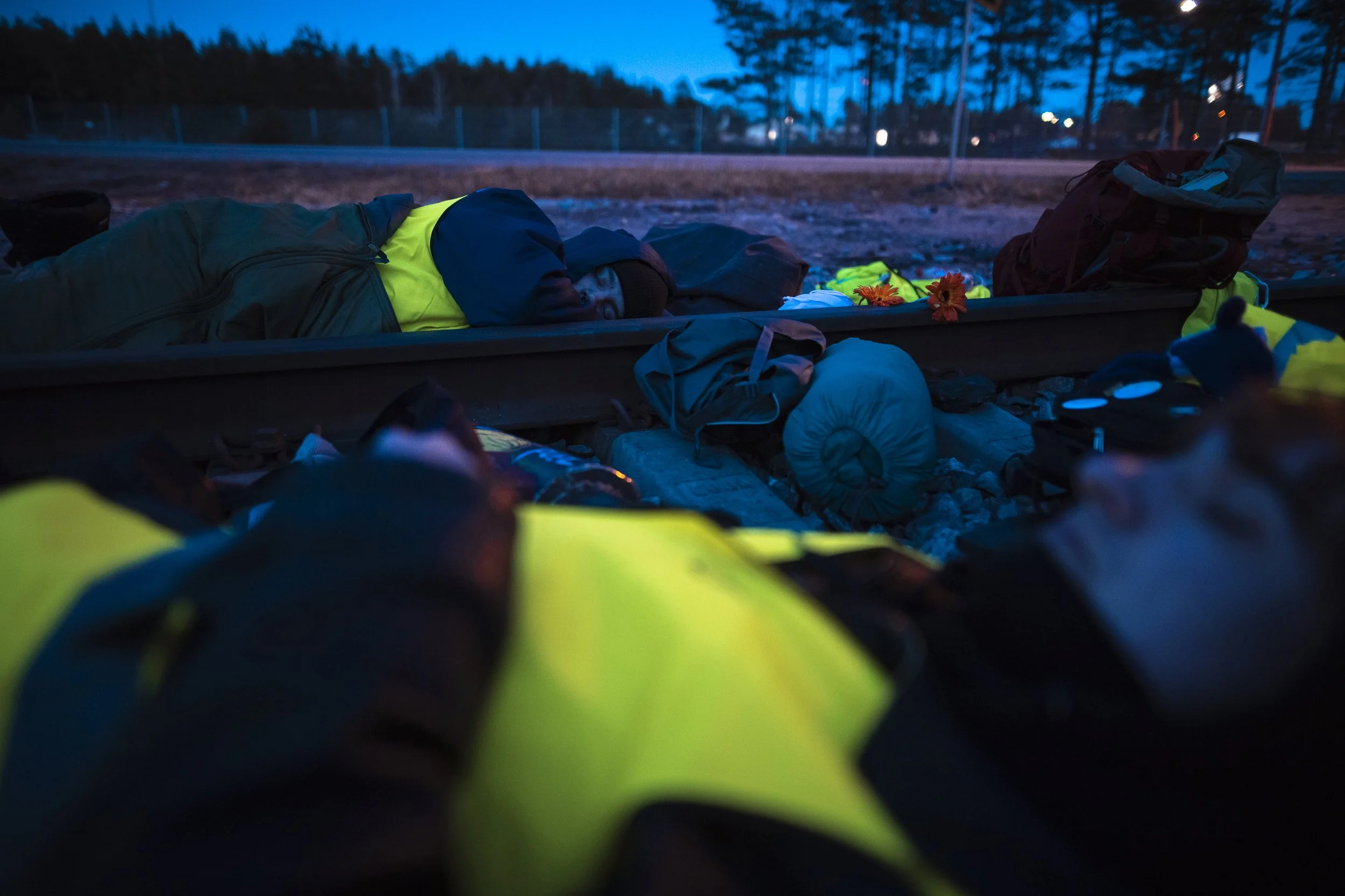  Series: The environmental movement Elokapina, founded in October 2018, is an independent part of the Extinction Rebellion movement, which is already active in more than 70 countries. I have followed the movement since the beginning.Photo: Pekka Ti