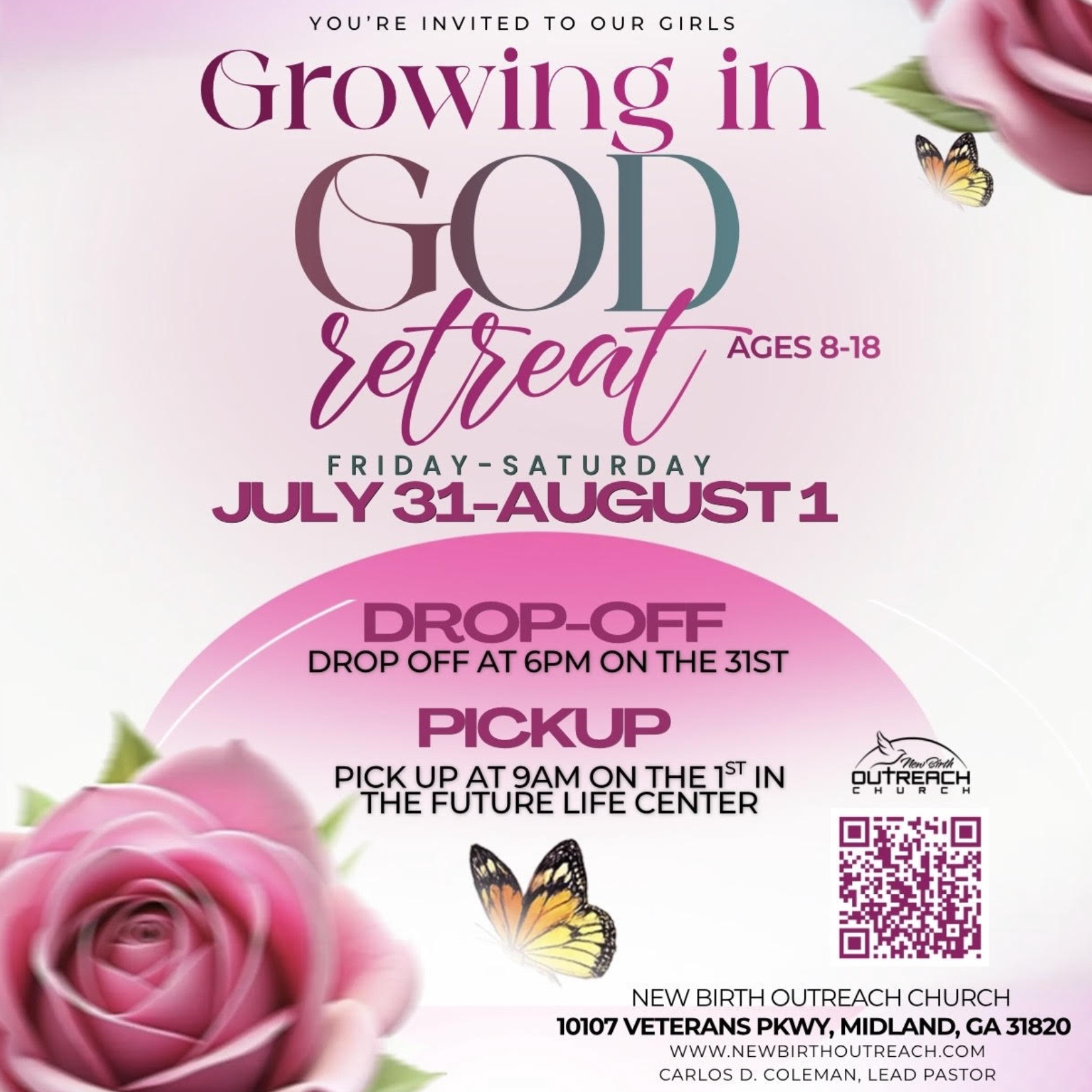 Growing in God Girls Retreat