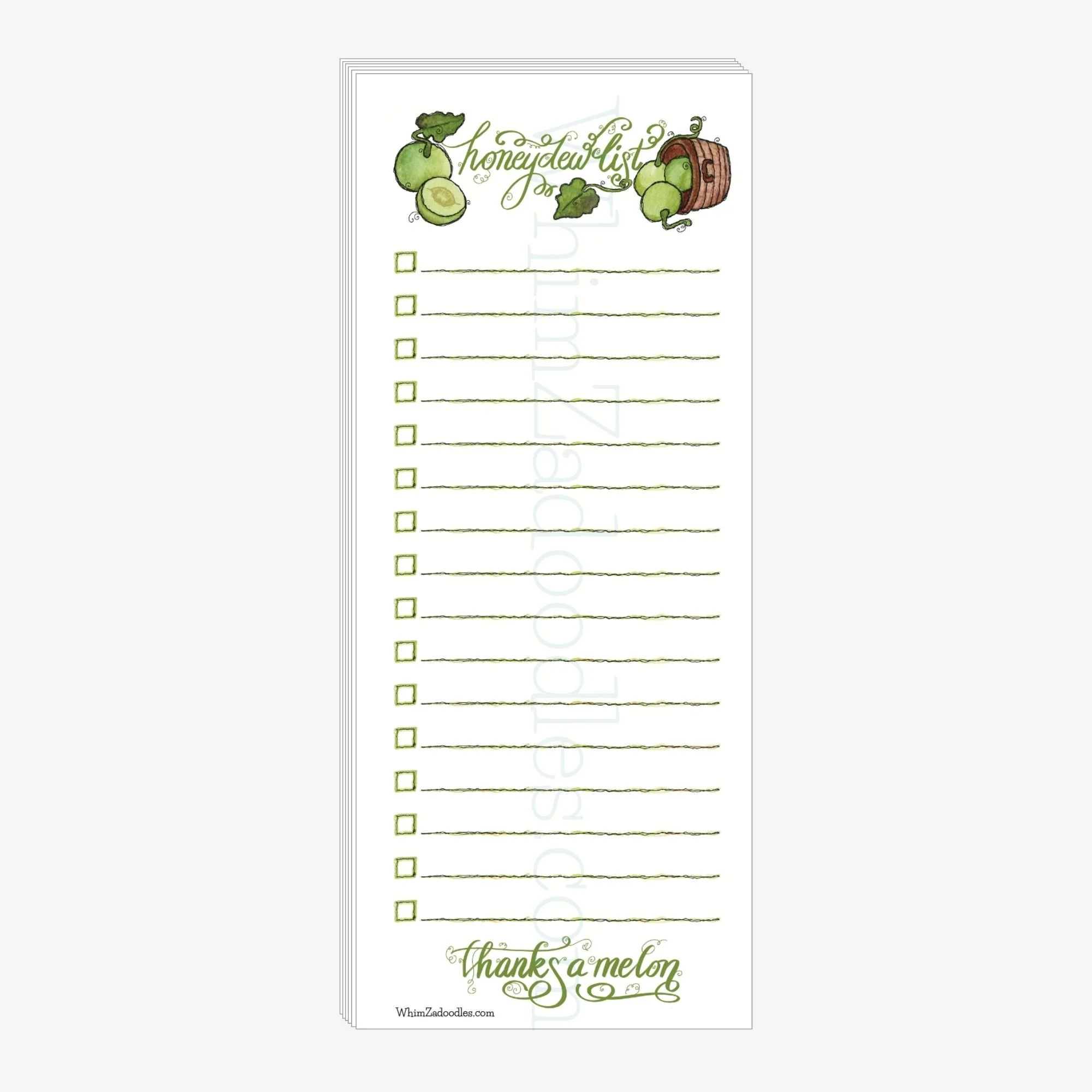 HONEYDEW LIST Notepad