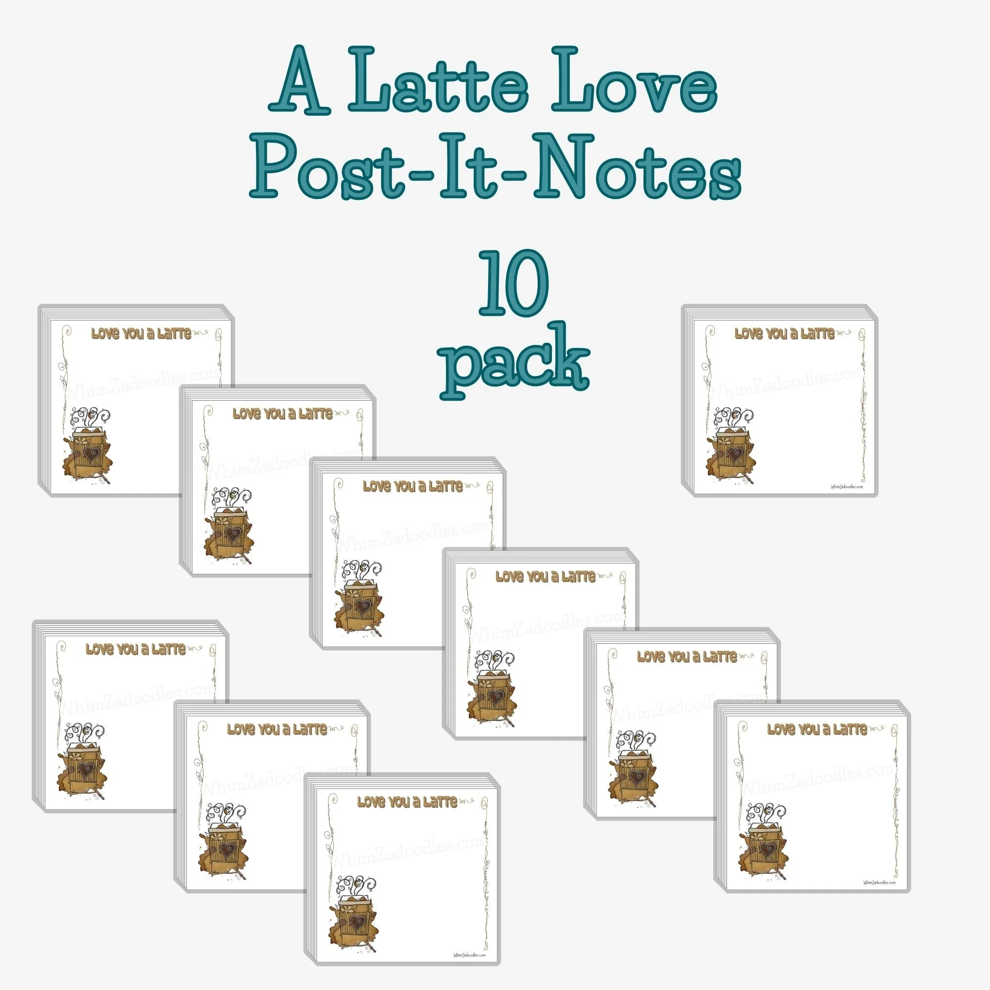 Love You A Latte Post-It-Notes
