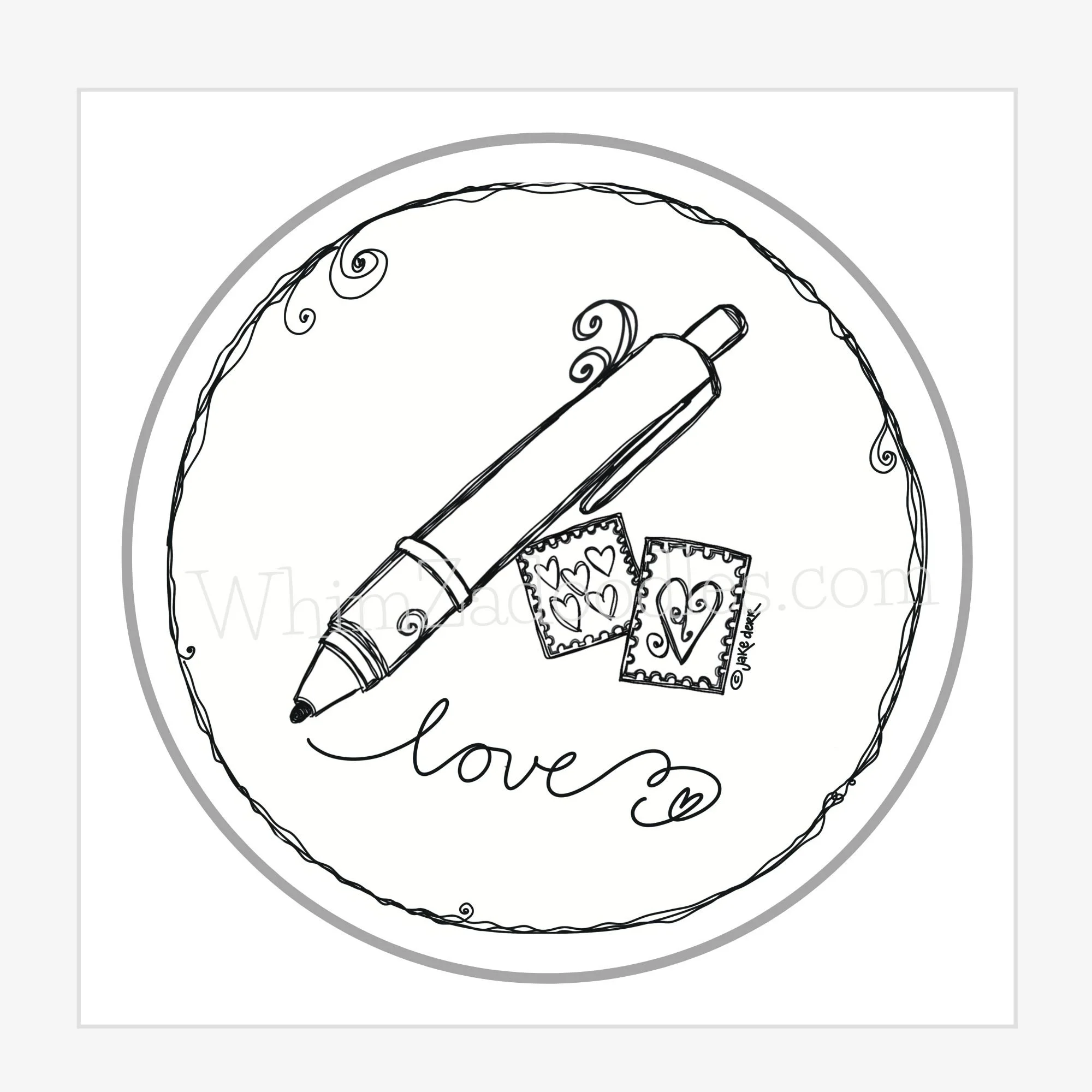 PEN & POST LOVE  Gift & Envelope Seals