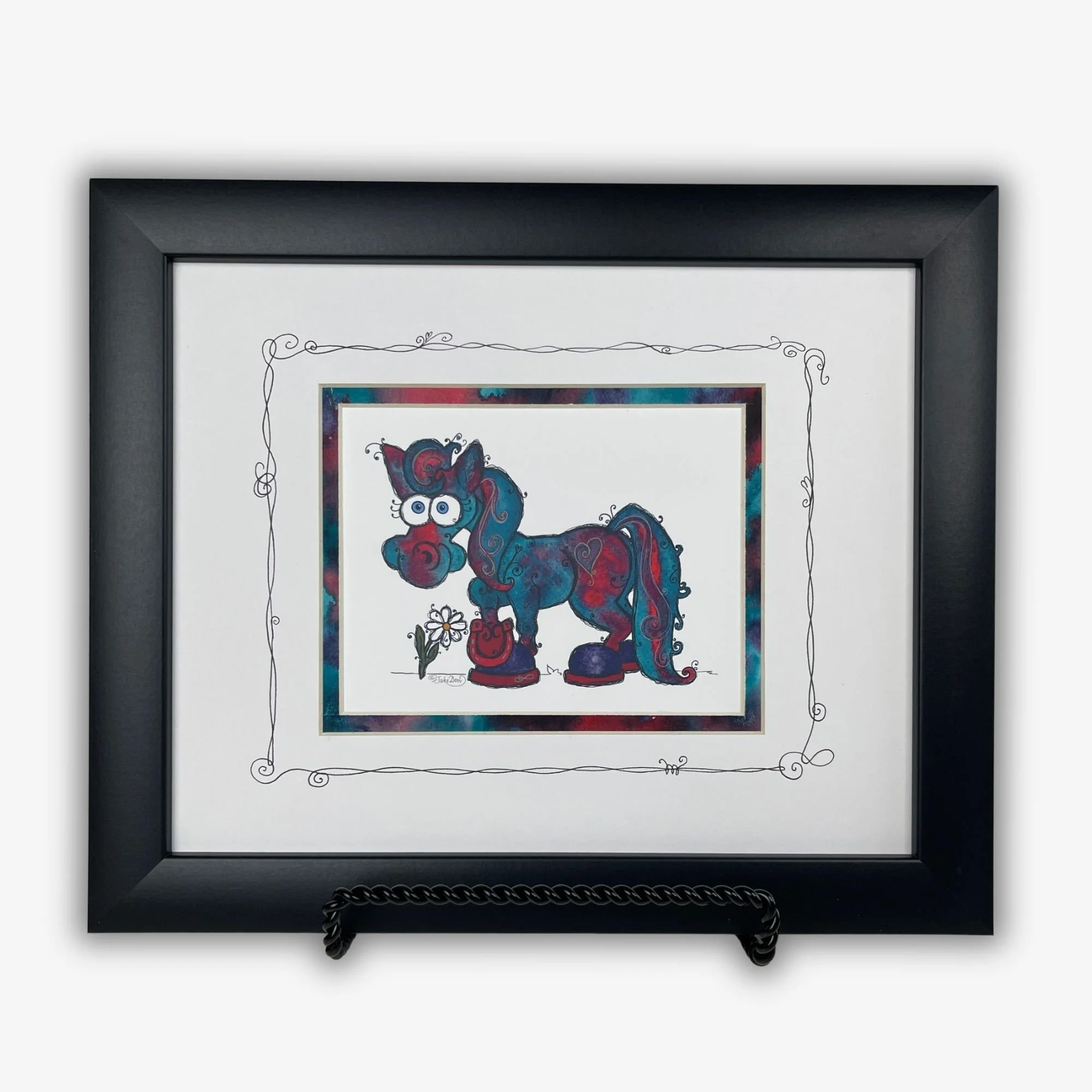 WILLOW FLOWER - Matted + Framed Print