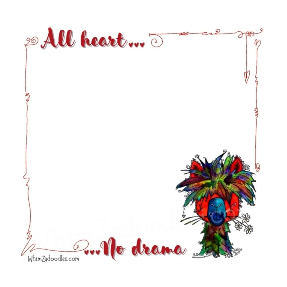 All Heart No Drama Post-It-Notes