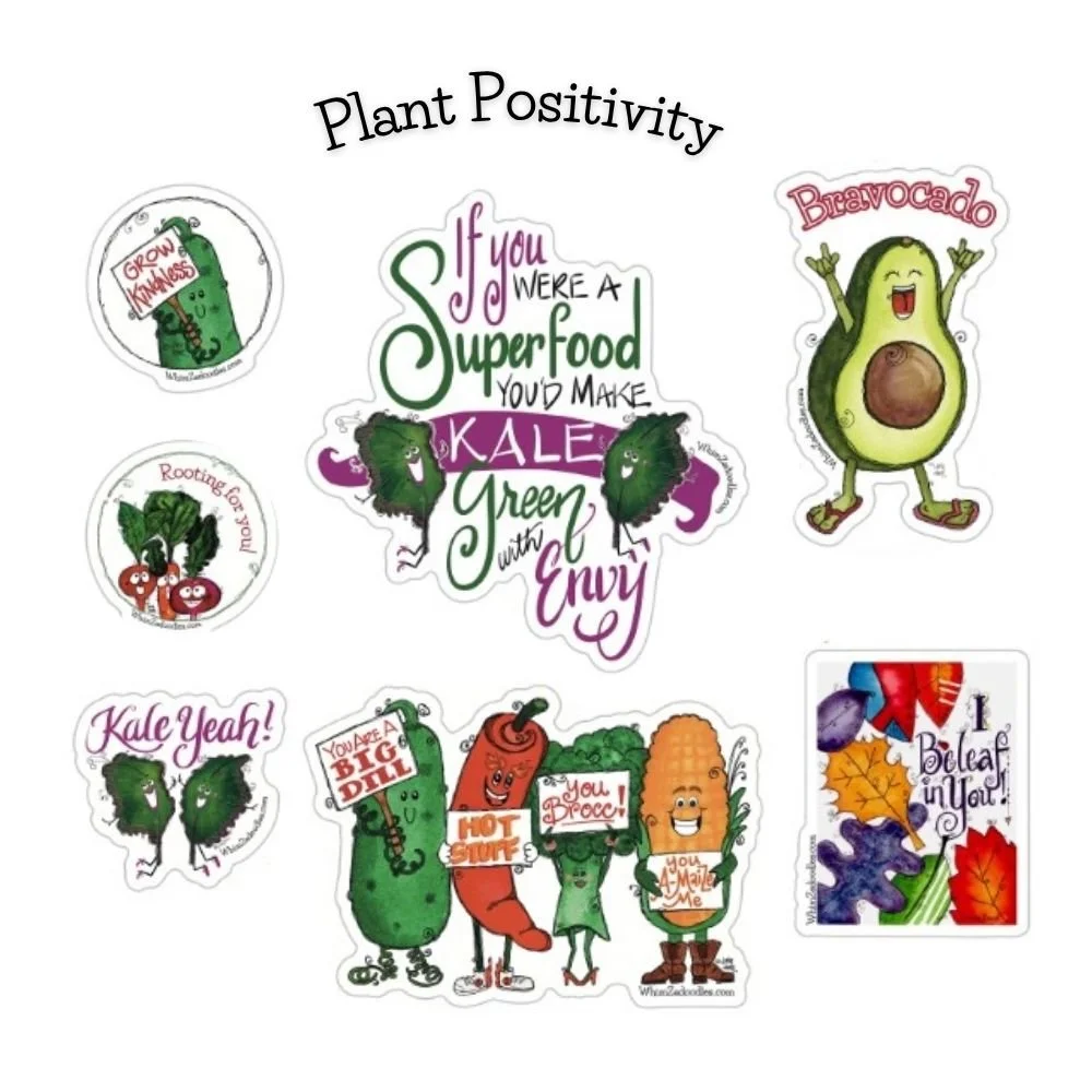 PLANT POSITIVITY Sticker Sheet