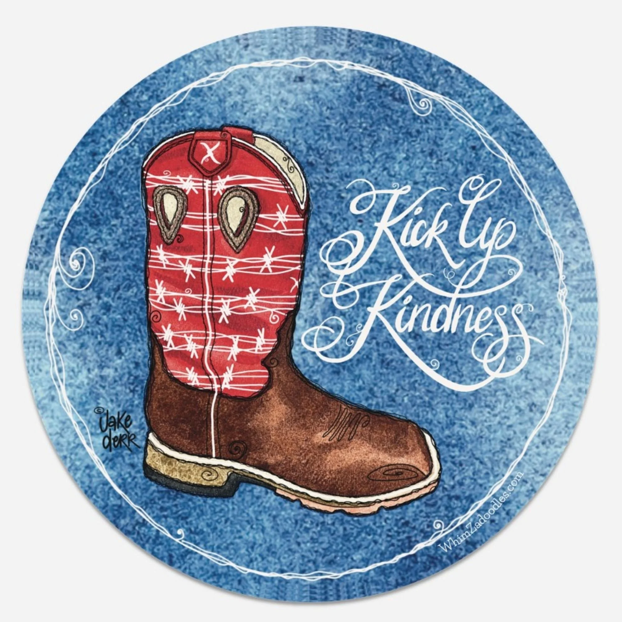 KICK UP KINDNESS - Boot Drink Coaster