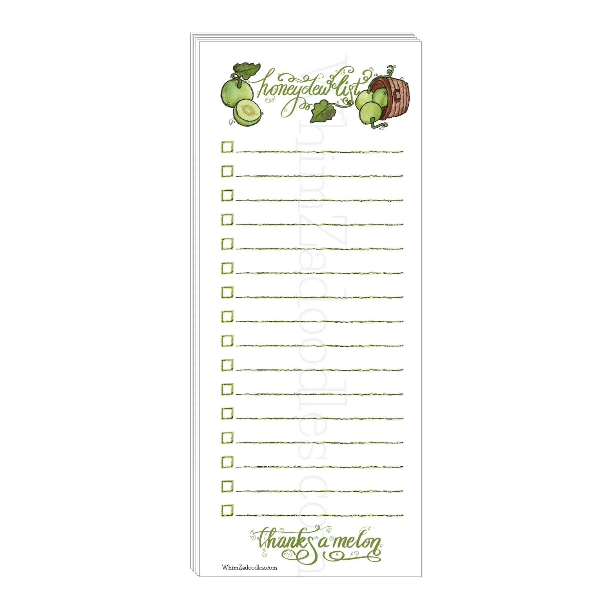 HONEYDEW LIST Notepad