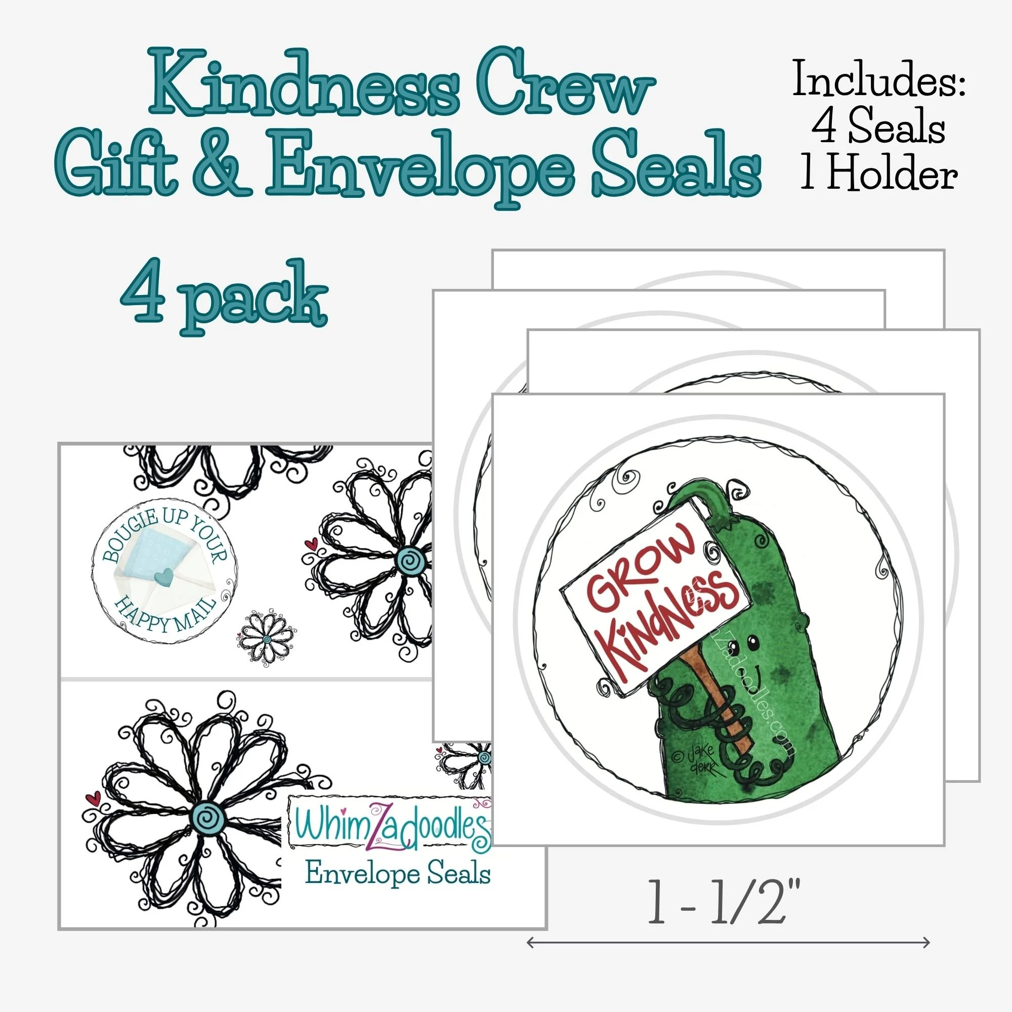 GROW KINDNESS Gift & Envelope Seals
