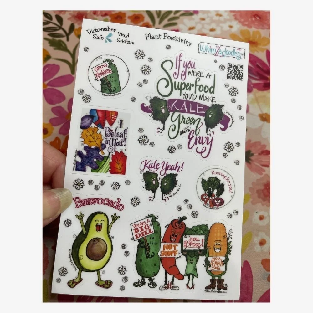 PLANT POSITIVITY Sticker Sheet