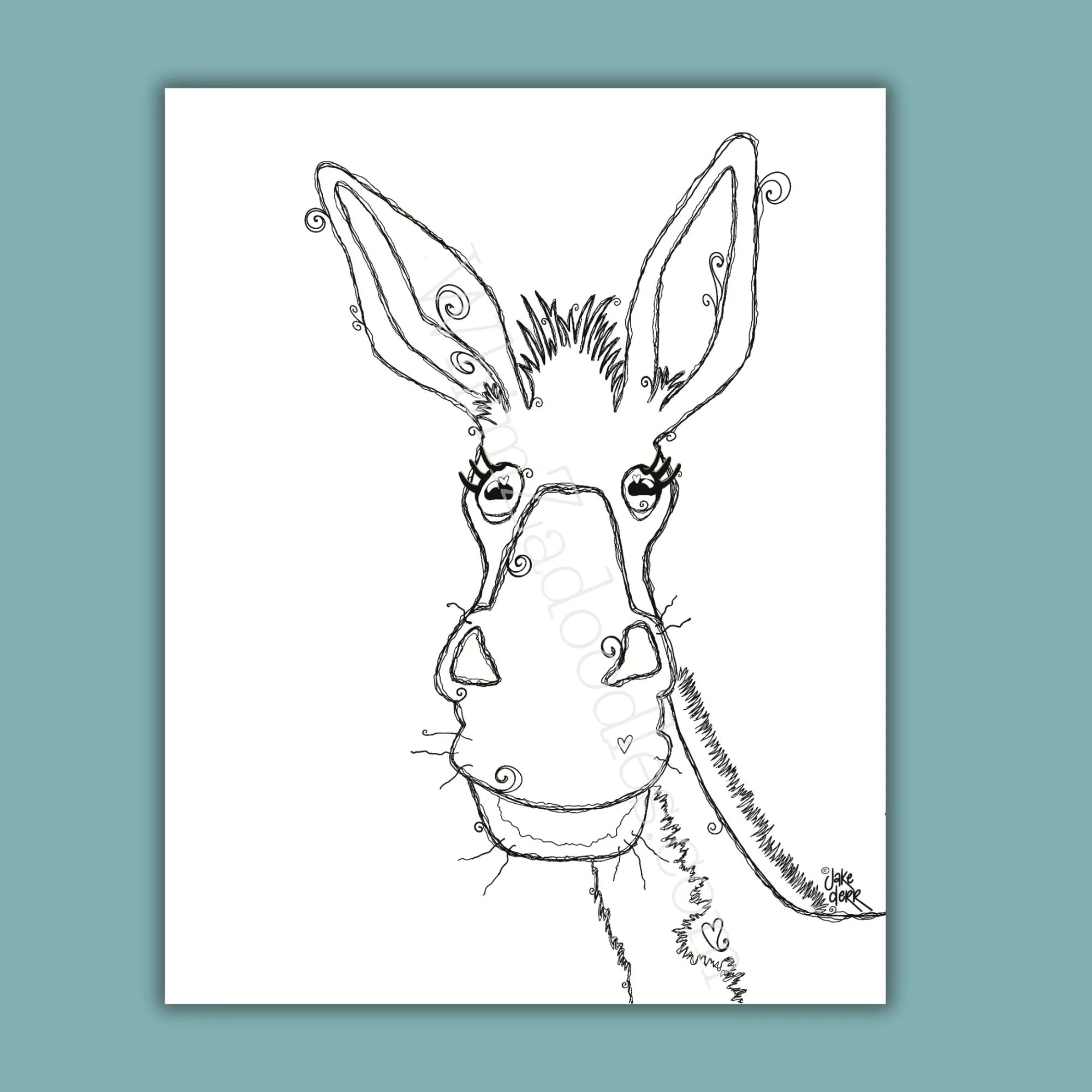 CLEMENTINE - Color Me Happy coloring card set