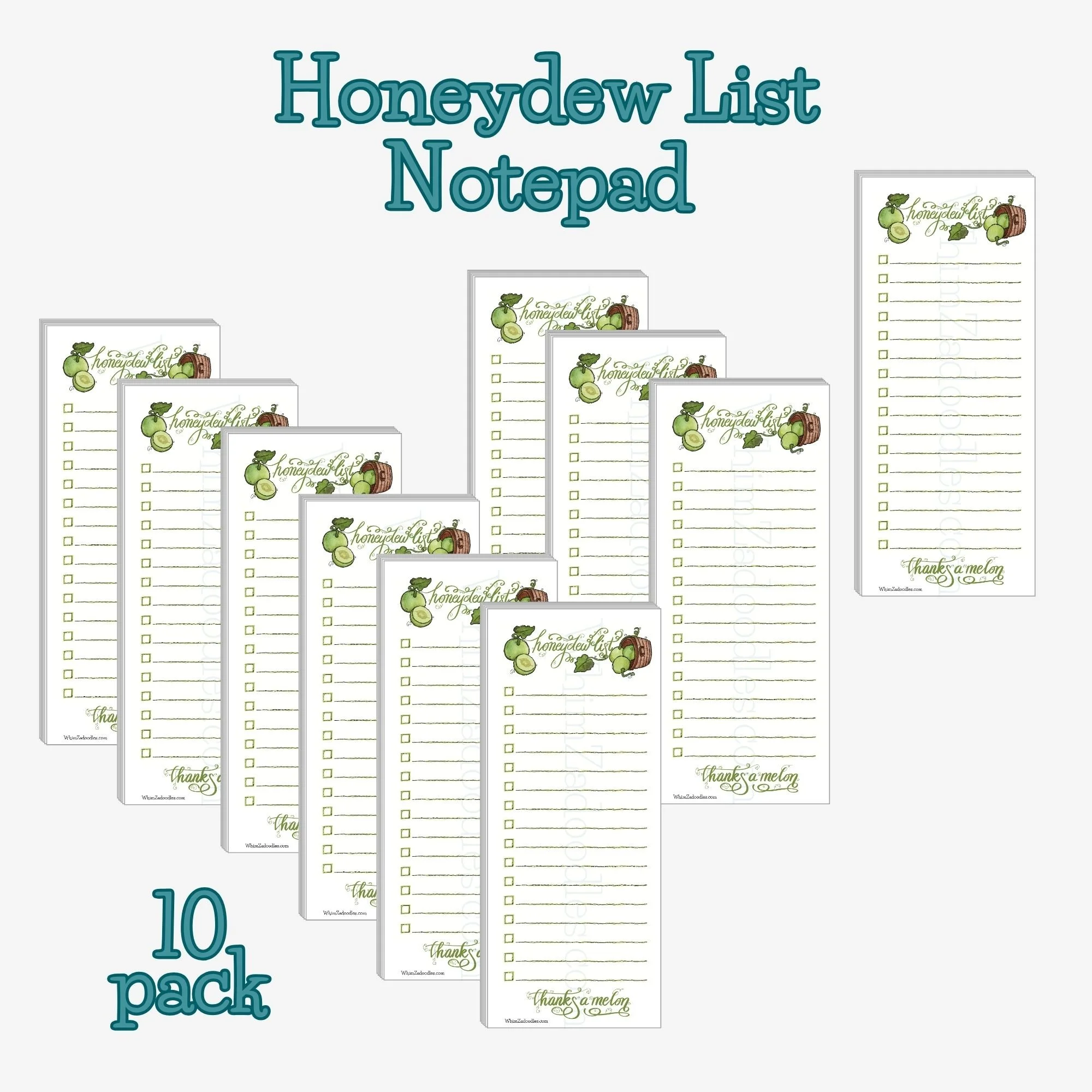 HONEYDEW LIST Notepad