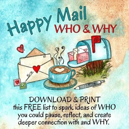 Happy Mail – Who & Why List (Free Printable)