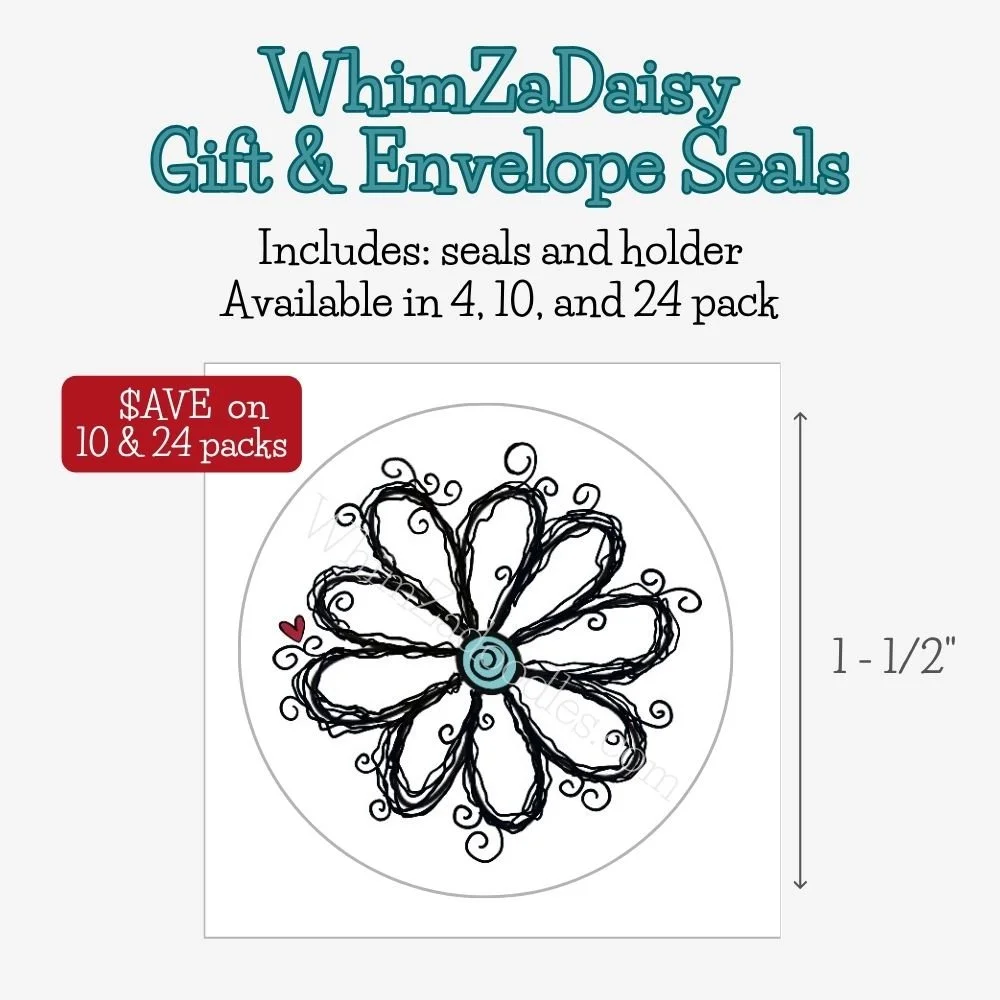 Round gift and envelope seal featuring Fang the watercolor raccoon, perfect for decorating greeting cards, packages, gifts, party favors, and happy mail with a touch of encouragement.