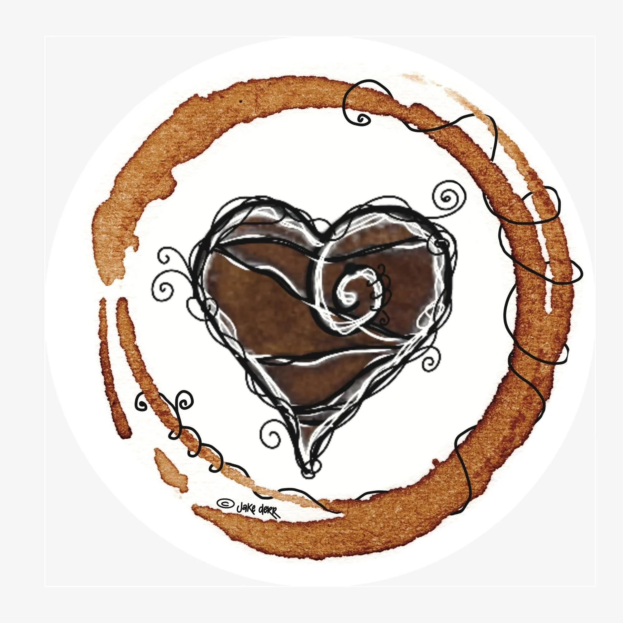 Latte Love Gift & Envelope Seals