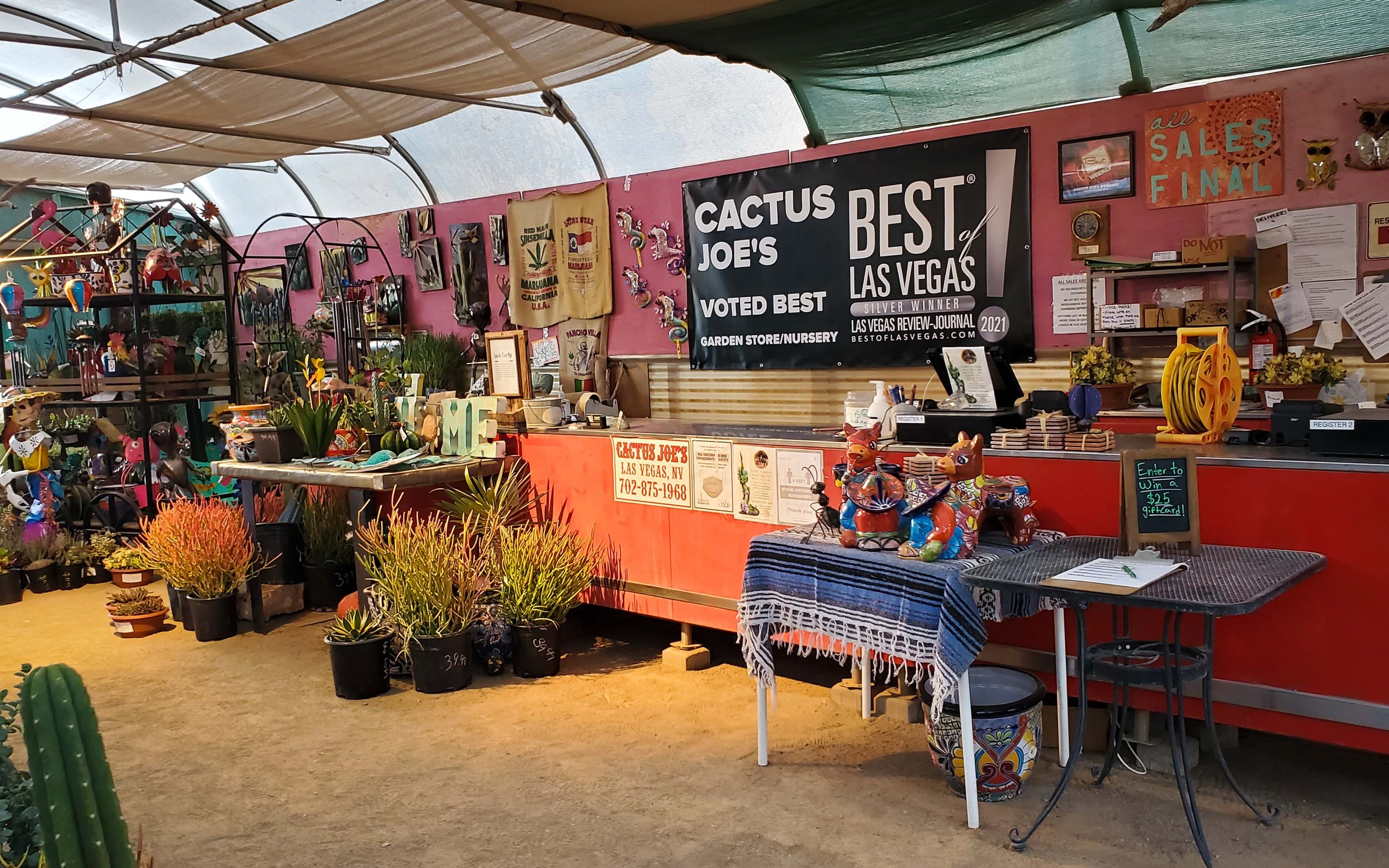 Garden Store & Nursery — Cactus Joe's Desert Garden & Nursery Las Vegas