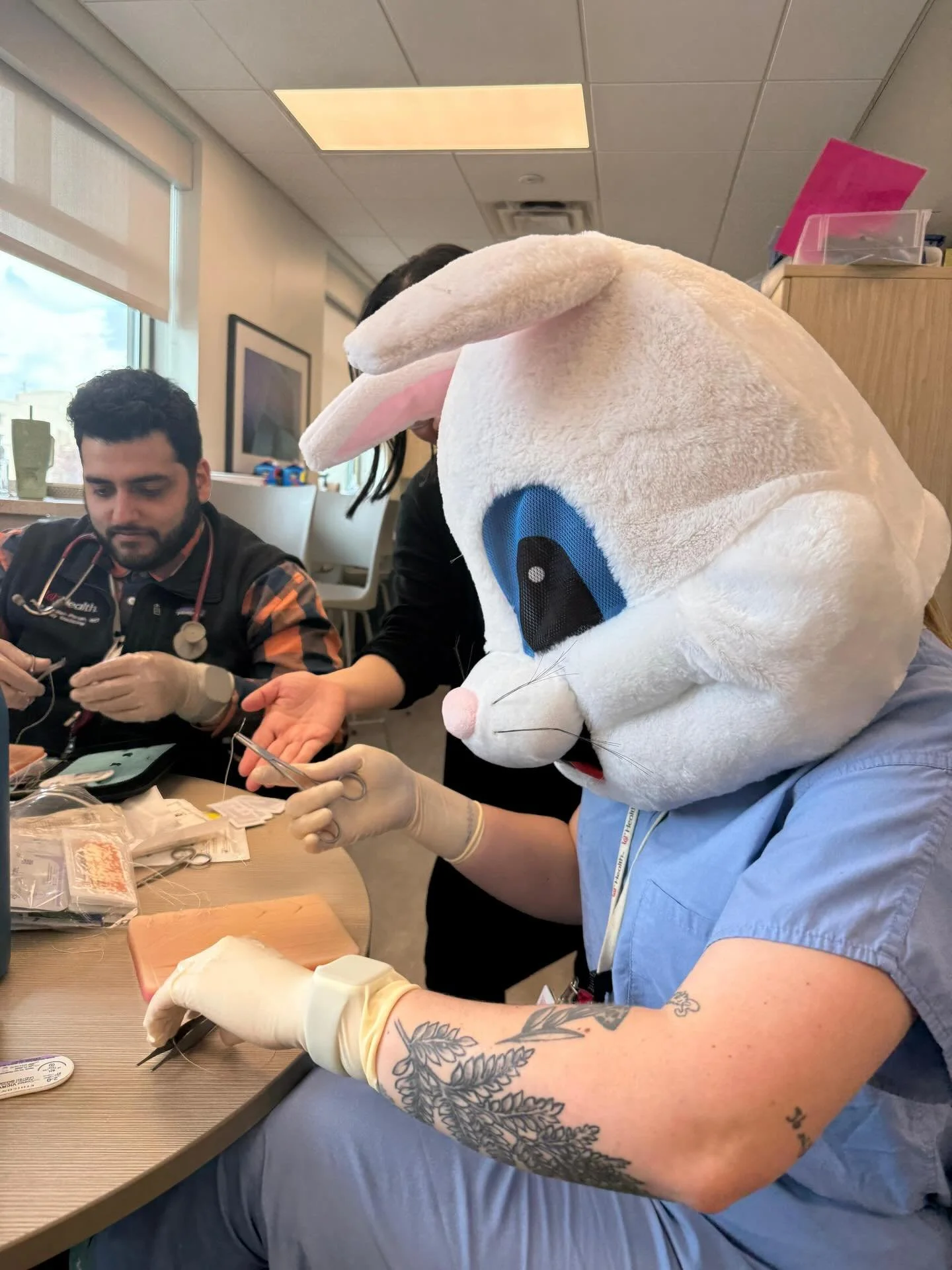 Special visitor in clinic and didactics!  Hoppy Spring 🐰 

#familymedresidency #familymedicineresidencyprograms #familymedicine #familymedresidency #familymedicineresident