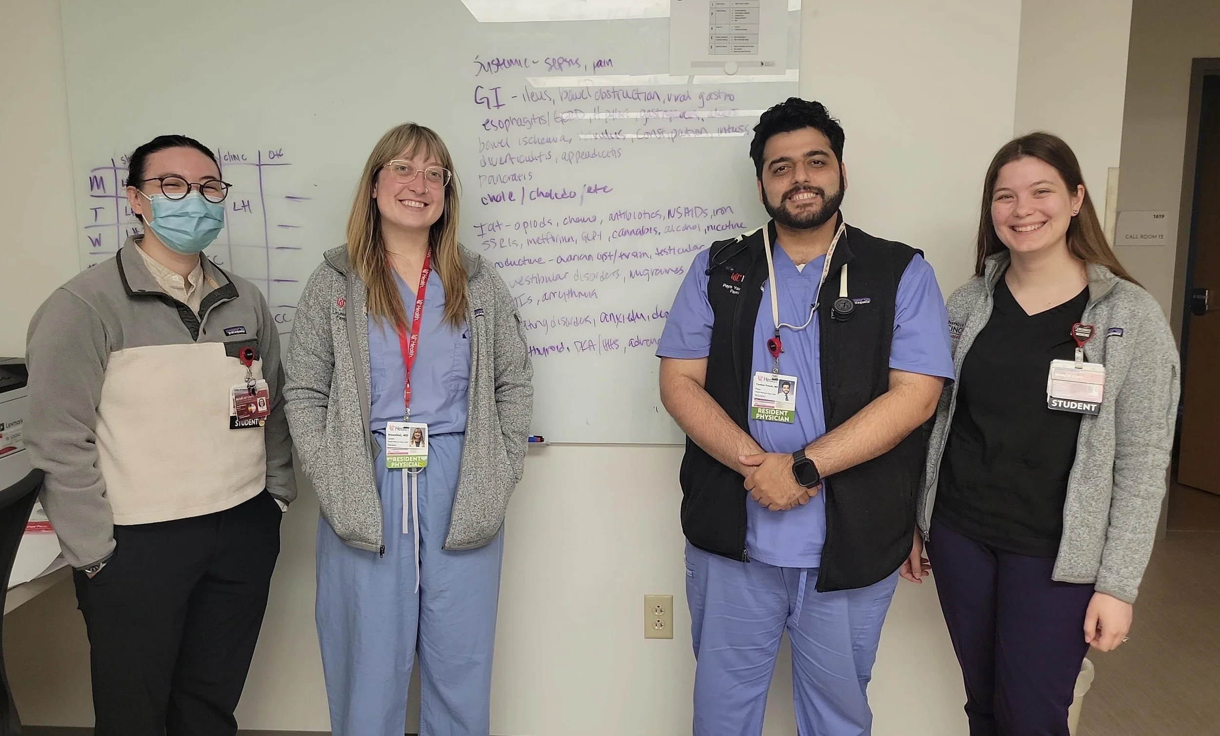 We love a good chalk talk! Our awesome residents teaching and leading on the inpatient service. 

#familymedicineresidency #familymedicineresidencyprograms #familymedicine #residencylife