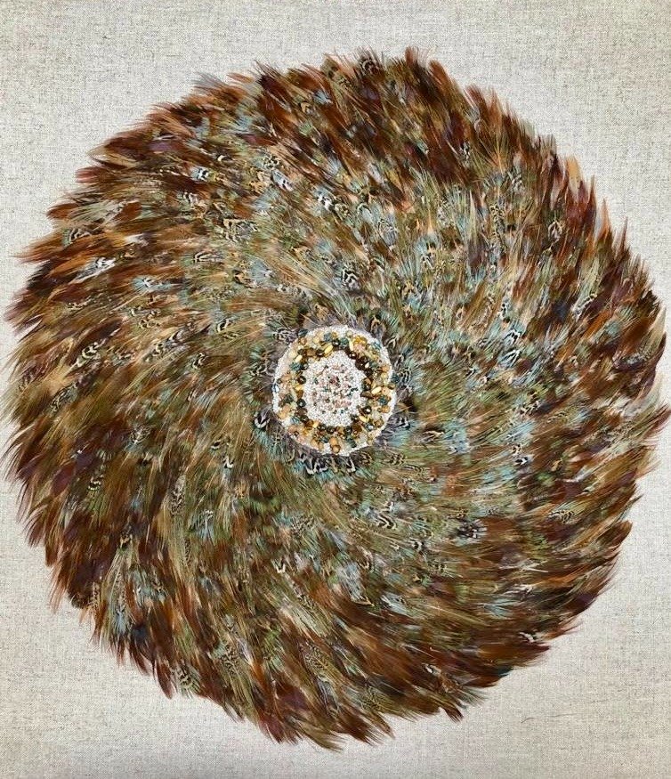 Duck Swirl - 61cm x 61cm