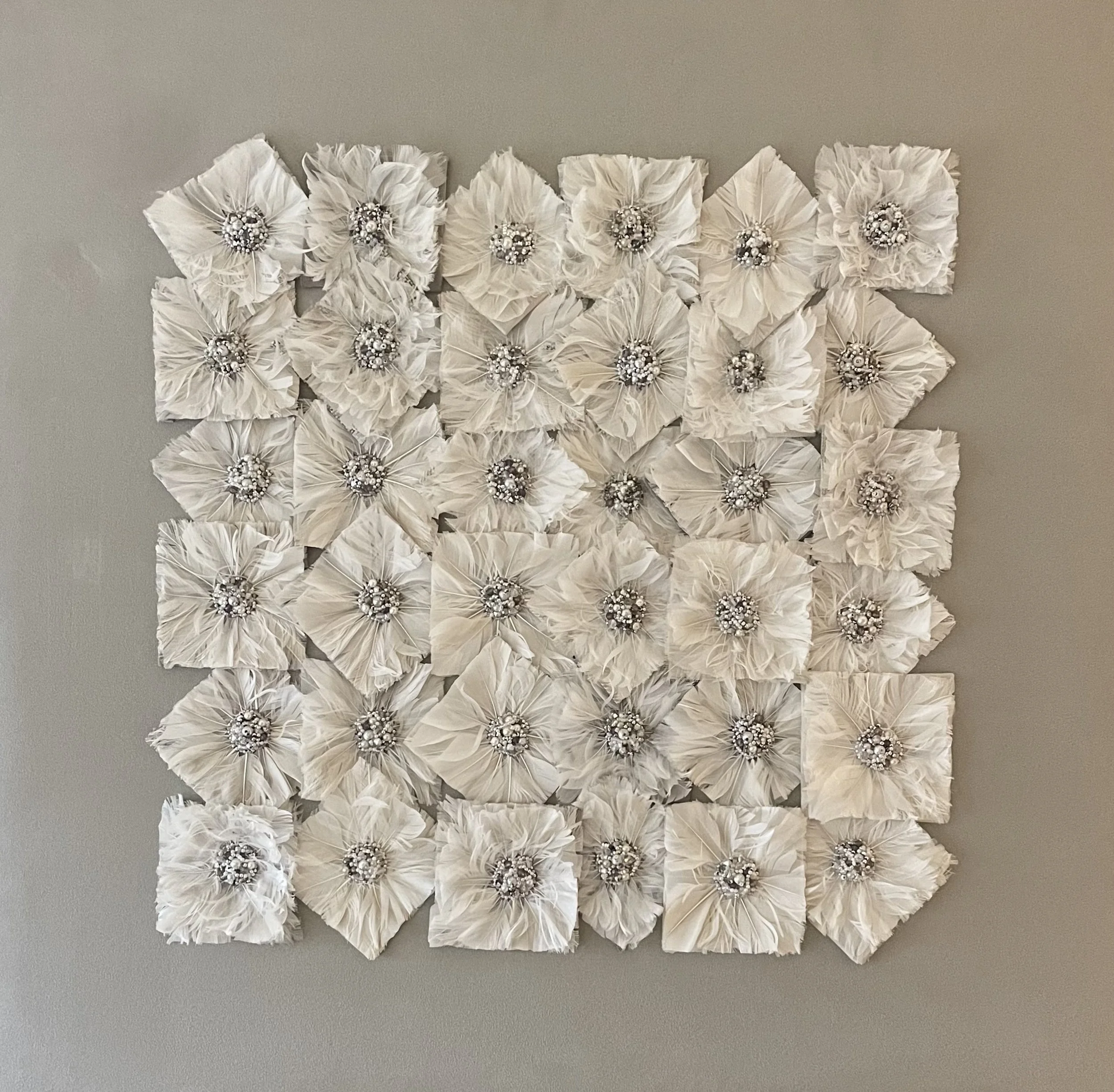 Flotilla of Swan - 80cm x 80cm