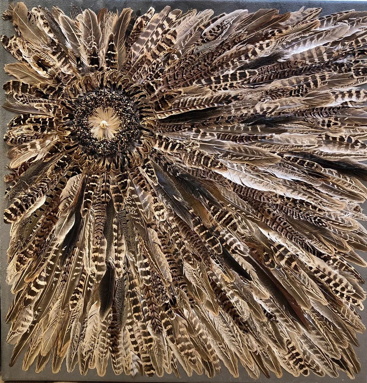 Pheasant Abstract - 62cm x 62cm