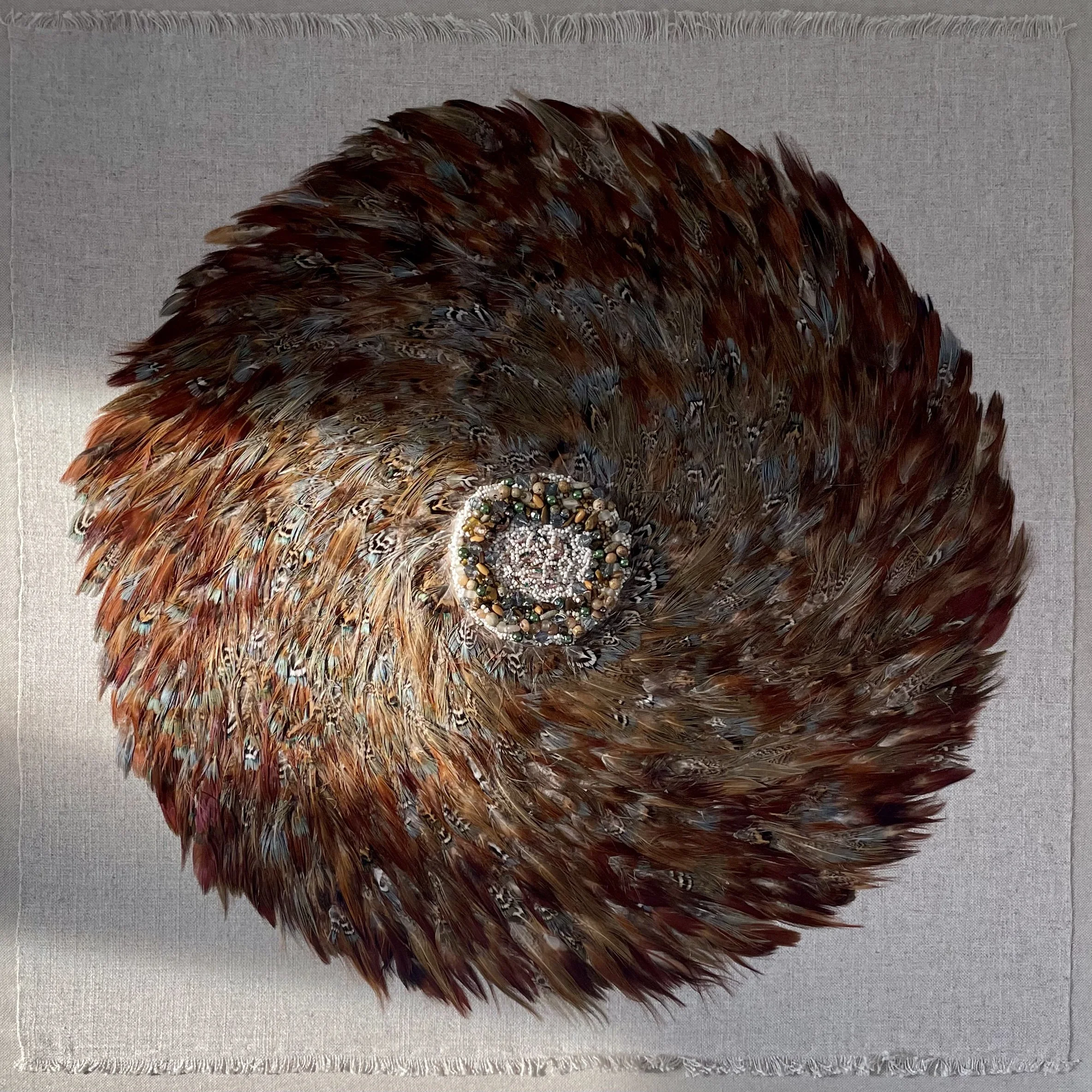Duck Swirl - 61cm x 61cm