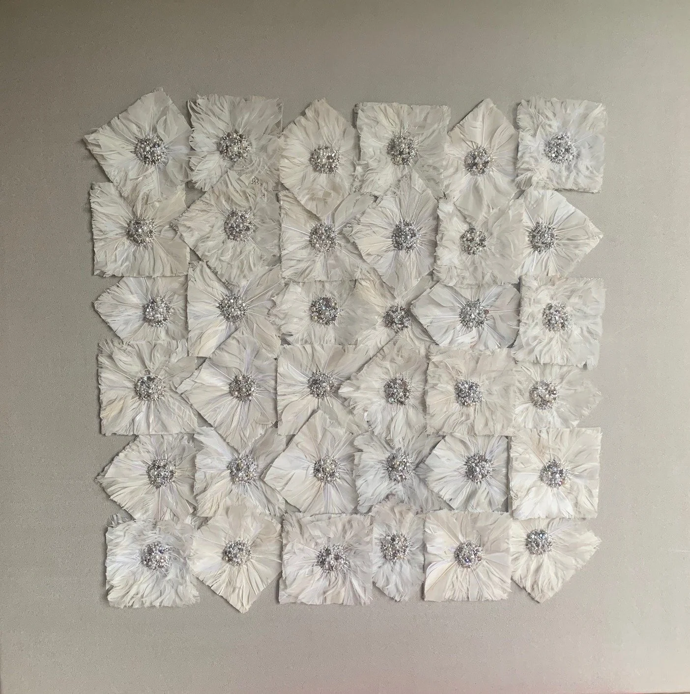Flotilla of Swan - 80cm x 80cm