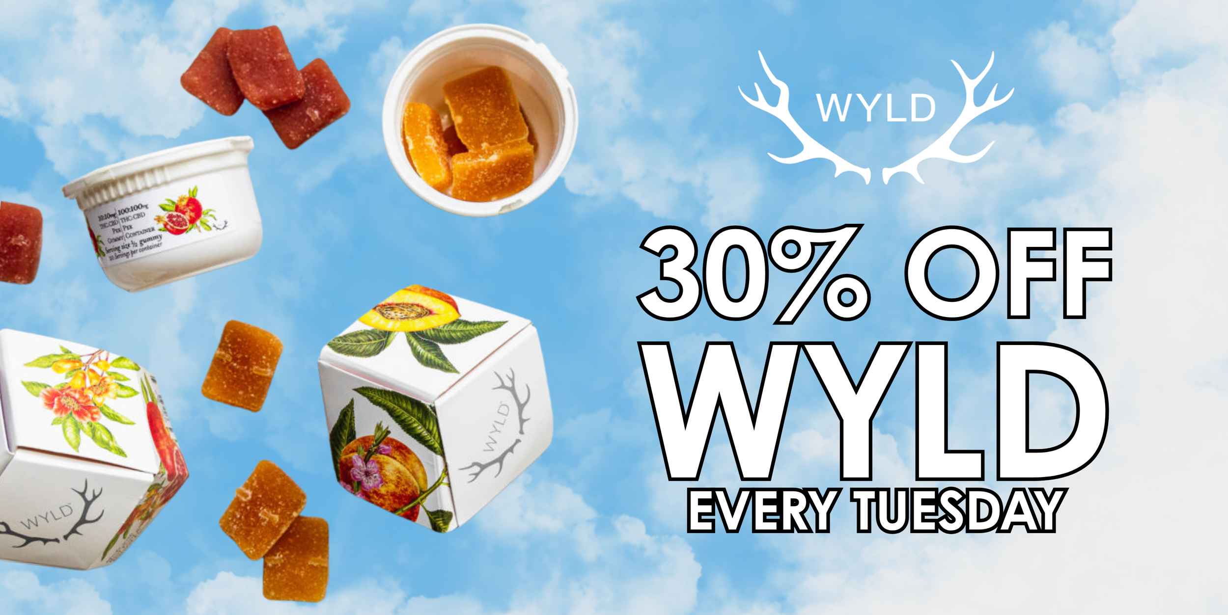 Deal Banner: 30% off Wyld every Tuesday