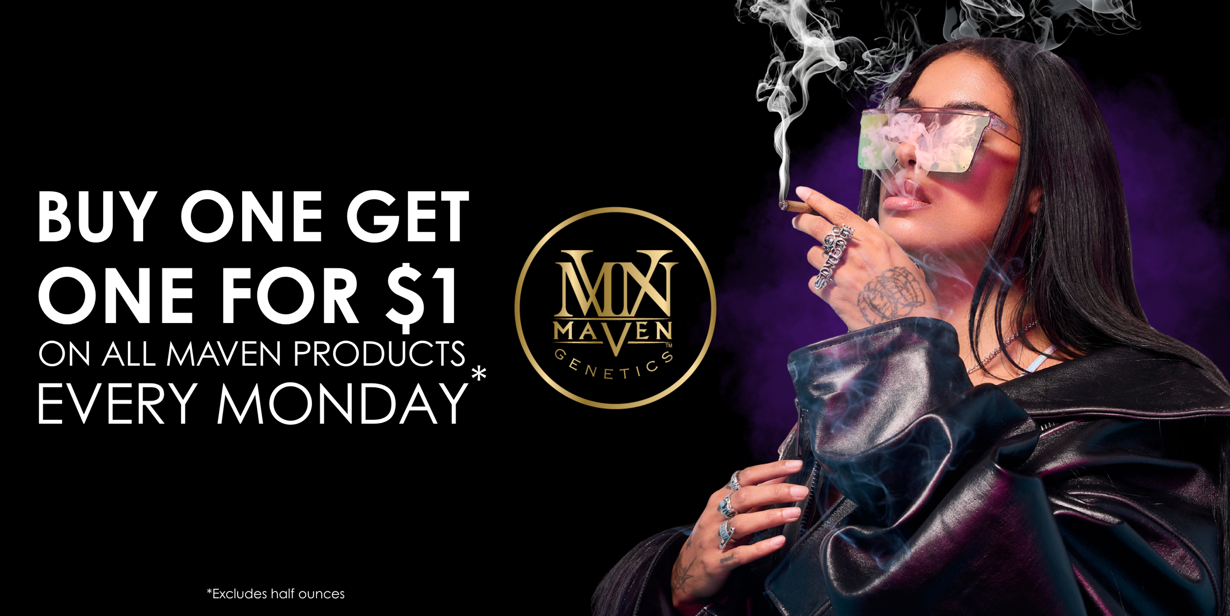 Deal Banner: Maven Genetics Buy One Get One For $1 Every Monday