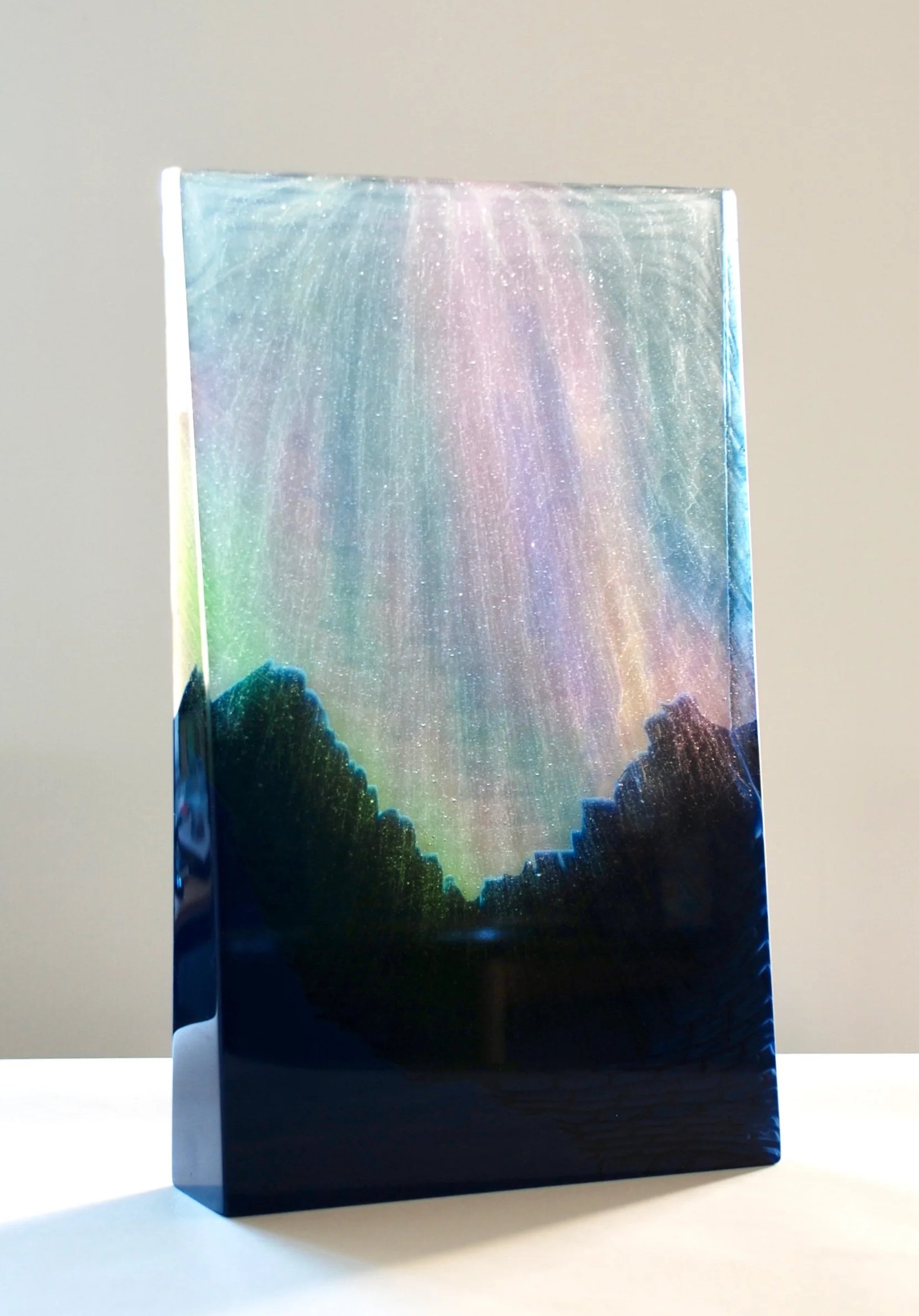 Northern Lights 108 - 15"high x 9"wide x 2.5"deep