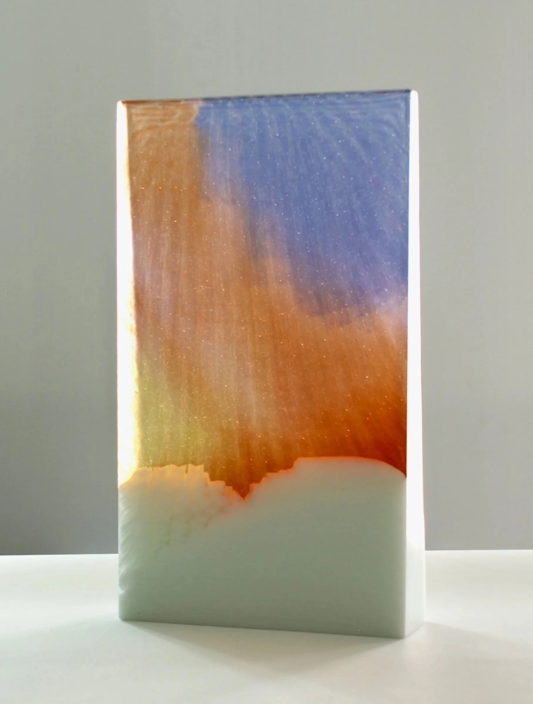 Desert Sunset 116 - 15"high x 9"wide x 2.5"deep