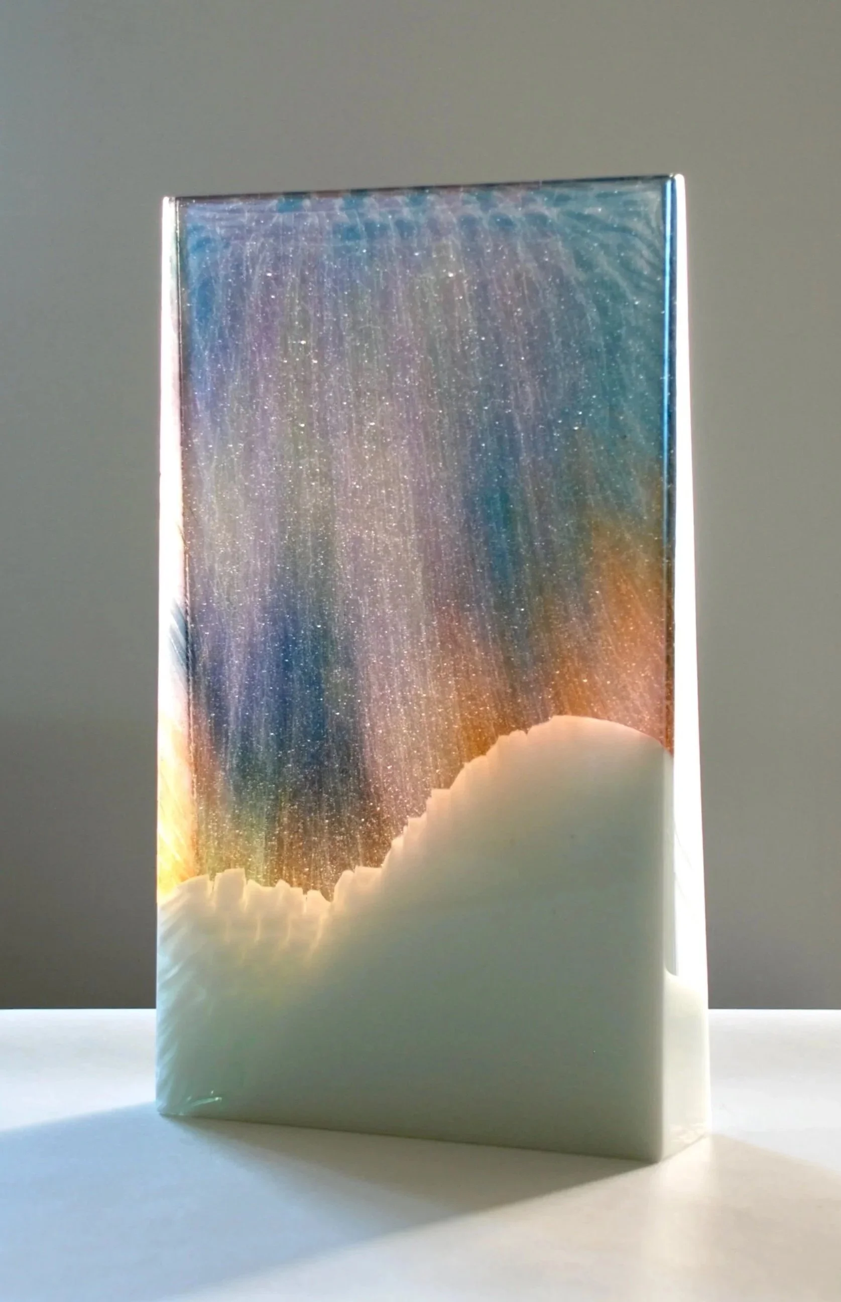 Desert Sunset 117 - 15"high x 9"wide x 2.5"deep