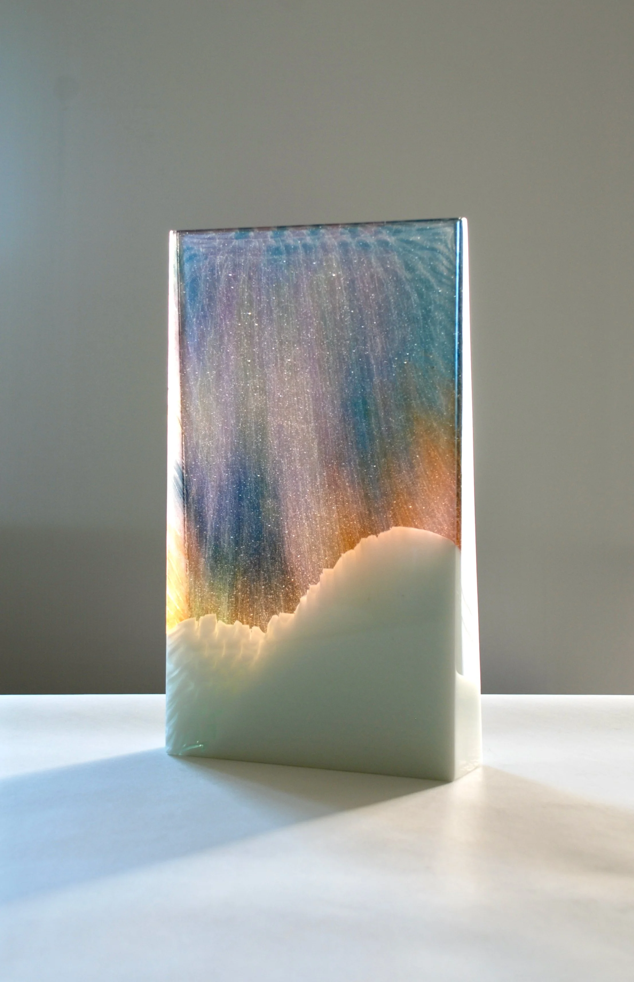 Desert Sunset 117 - 15"high x 9"wide x 2.5"deep