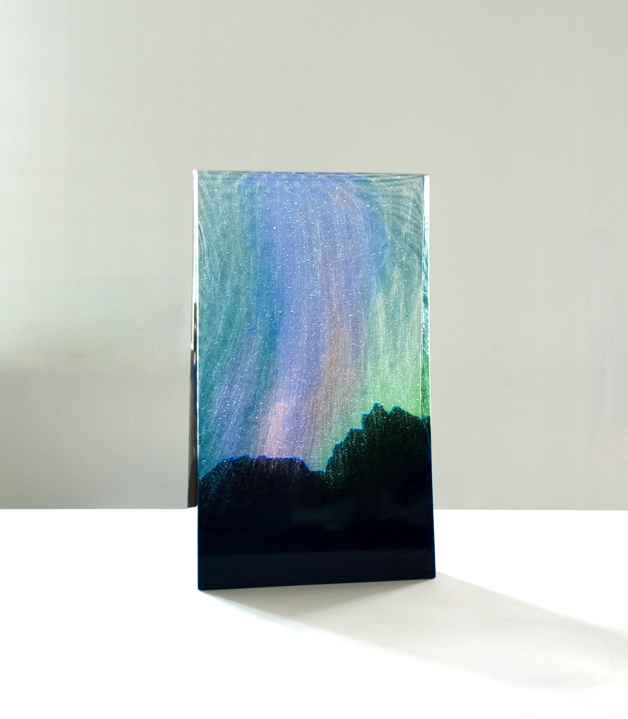 Northern Lights 105 - 12"high x 7"wide x 2.5"deep