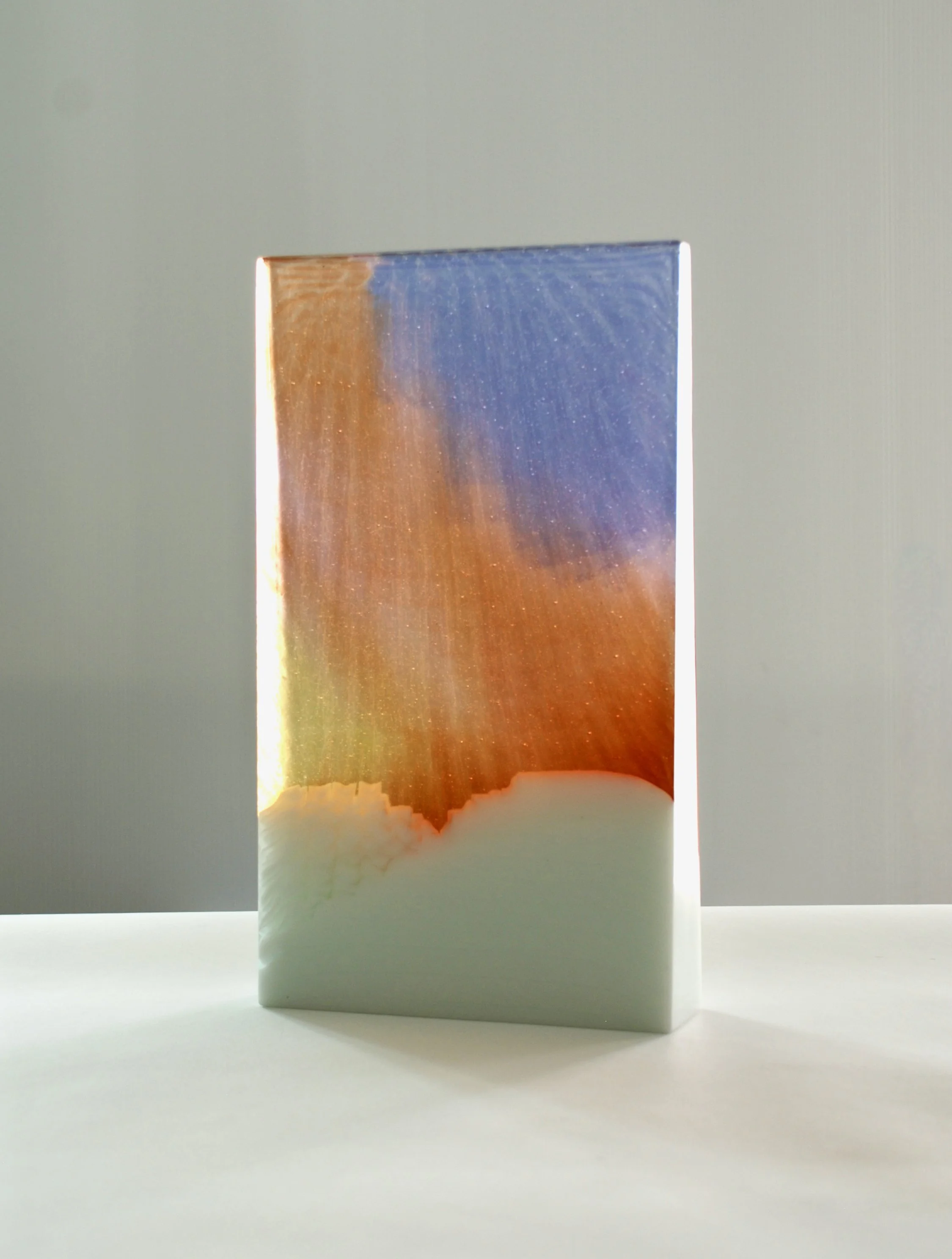 Desert Sunset 116 - 15"high x 9"wide x 2.5"deep