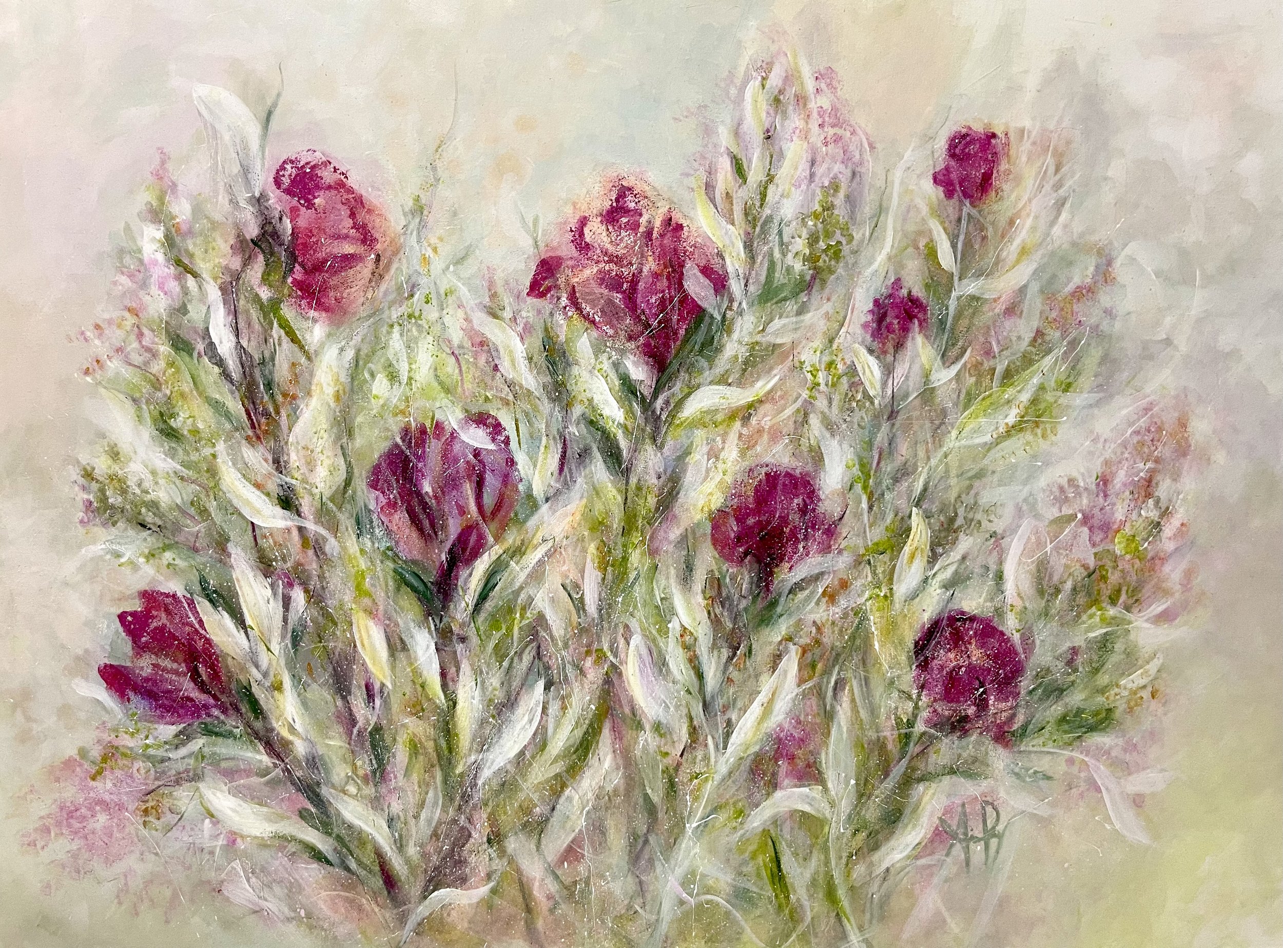 SHE GROWS ANYWAYS - 48" x 36" - $3450