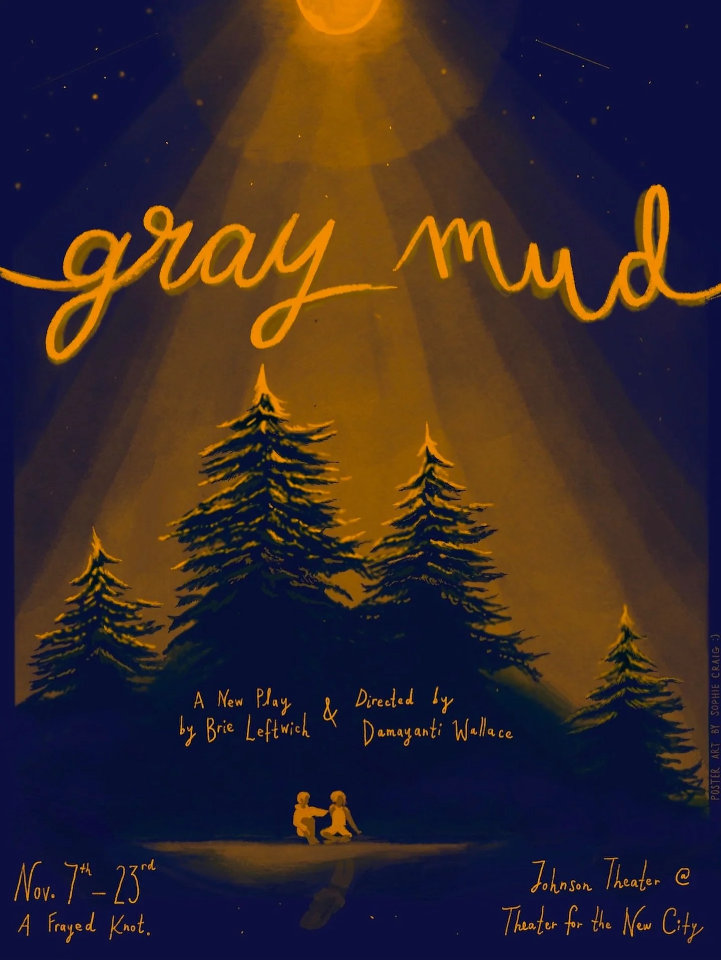 Gray Mud opens TONIGHT! Join us at camp before Thanksgiving break! 
.
#graymudplay #newplay #theater #offbroadway #broadway #theatre #actor #acting