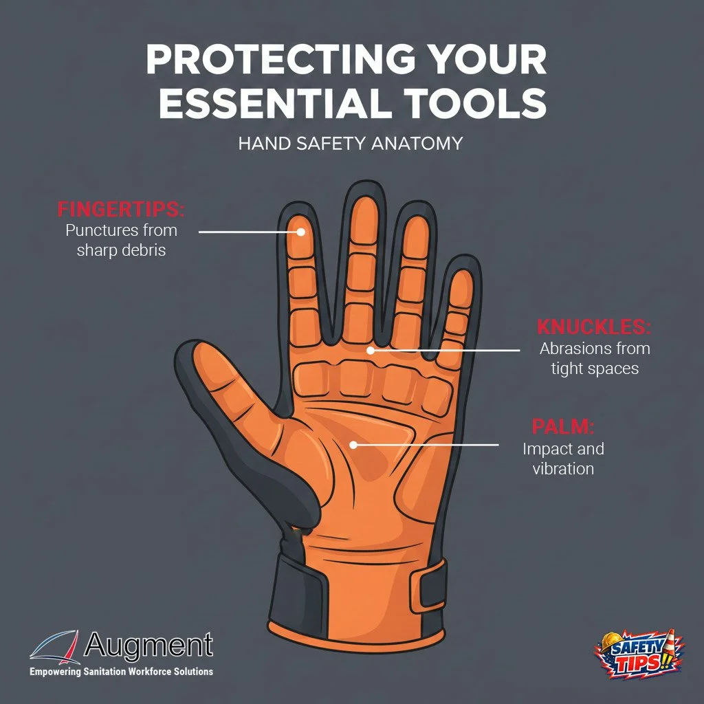 hand safety poster diagram