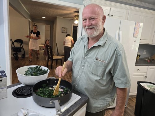 Kitchen of Kindness volunteers cooking