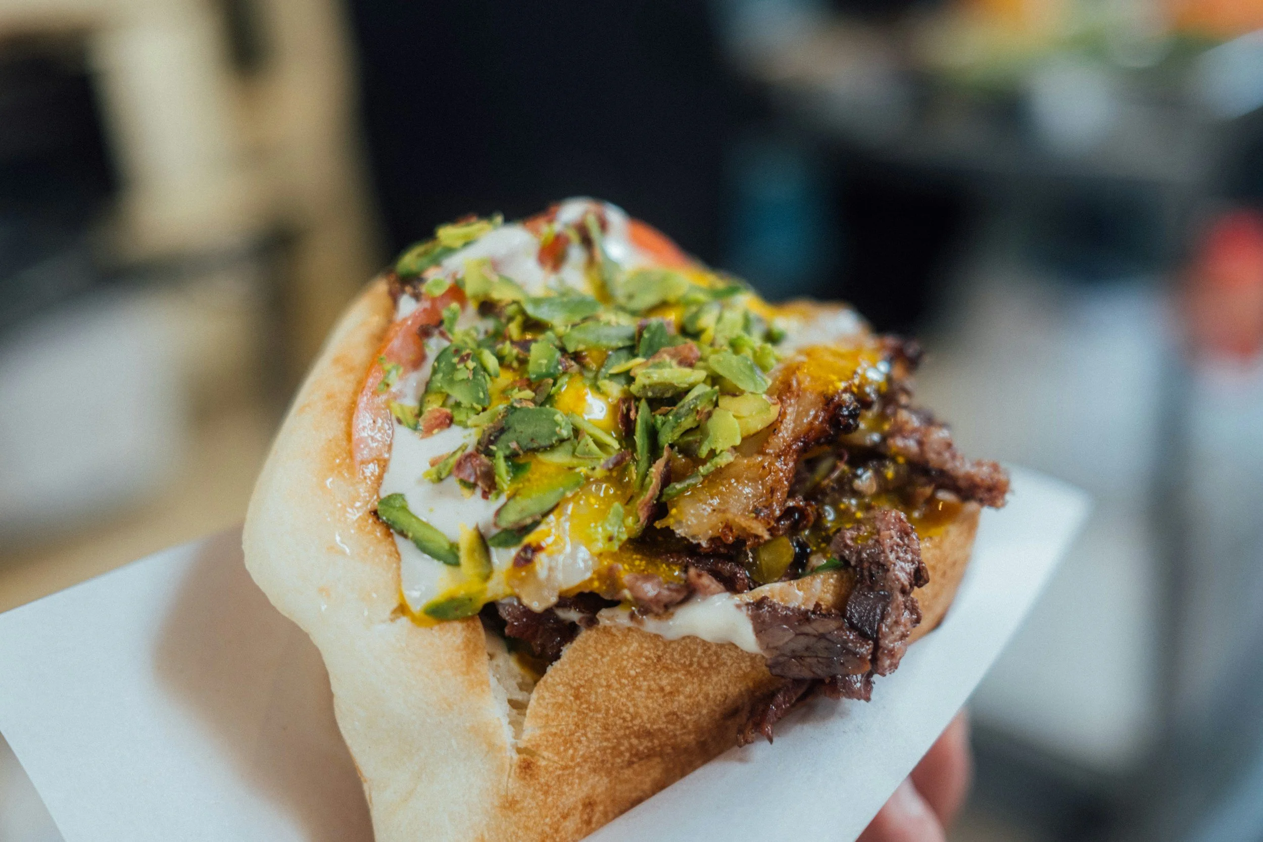 Shawarma in the Sukkah