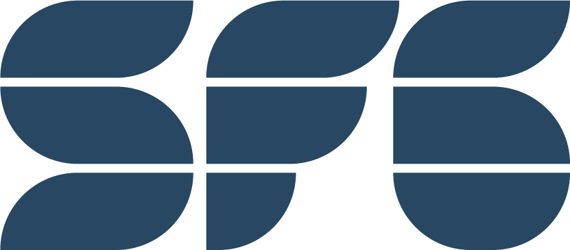 Stylized navy blue logo with interconnected curved shapes forming the number 365.