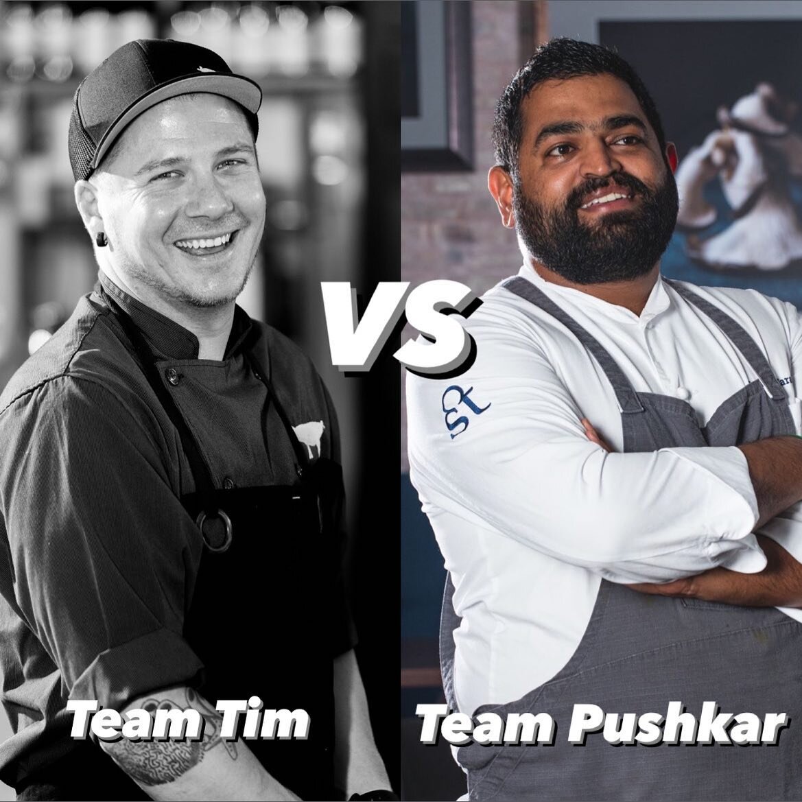 One week from tomorrow until our inaugural &lsquo;A Taste of DRV&rsquo; at @homewoodsuitespbg featuring a fun Burger Brawl between Chefs @eat.coolinary and @pushkarry! Who are you rooting for? We hear the competing burgers will be available for a lim
